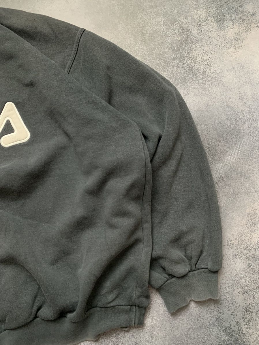 Fila × Vintage Vintage Y2K Fila Heavy Cotton Center Logo Boxy Sweatshirt Size US XL / EU 56 / 4 - 7 Thumbnail
