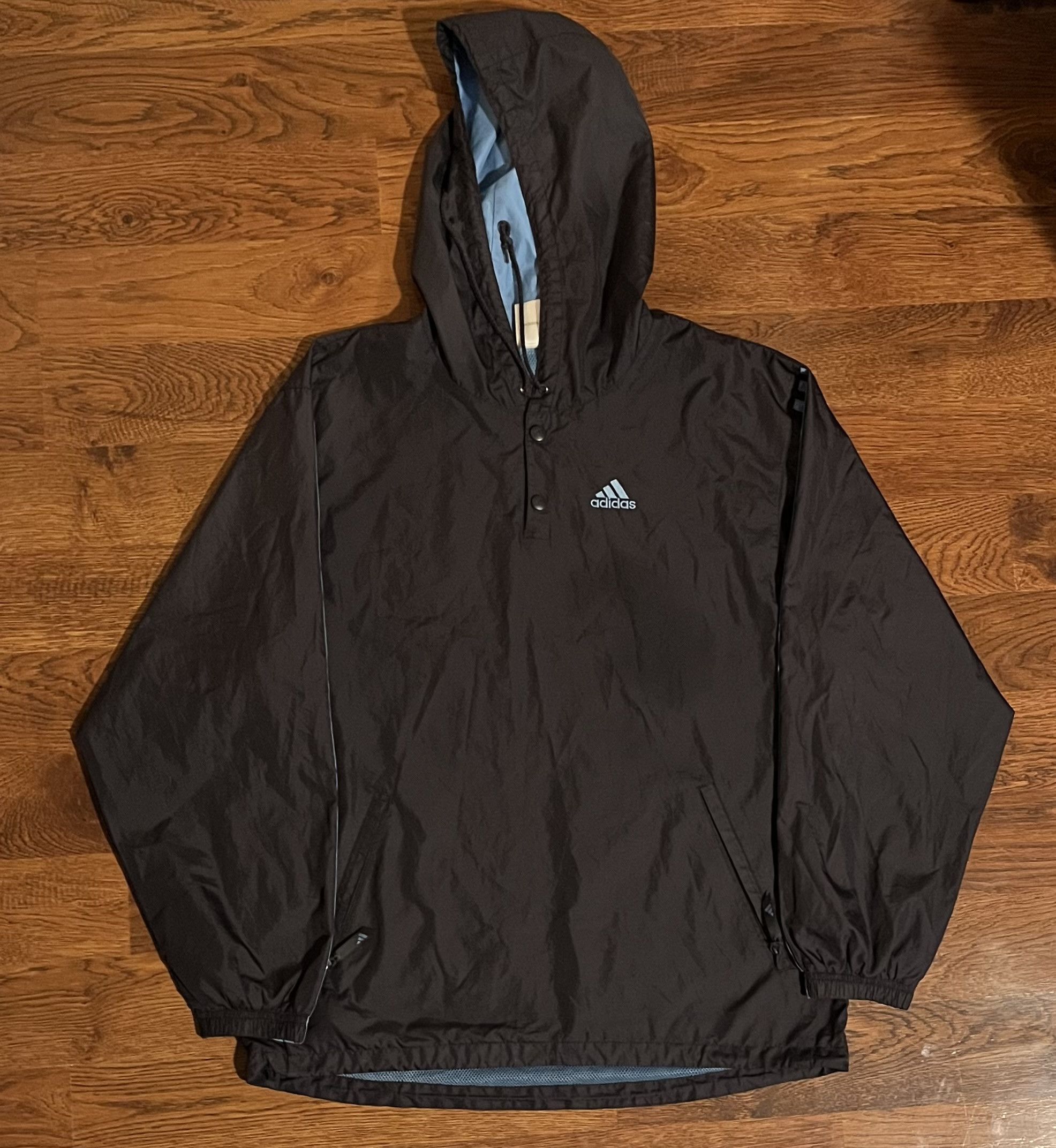Adidas Adidas Anorak Hooded Pullover Jacket 3 Stripes Logo Size US S / EU 44-46 / 1 - 1 Thumbnail