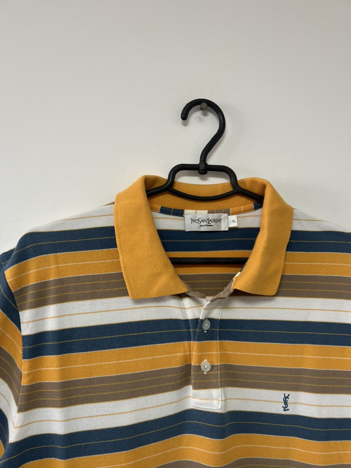Yves Saint Laurent Hype Yves Saint Lauren Polo T Shirt YSL Luxury Mens sz XL Size US XL / EU 56 / 4 - 7 Thumbnail