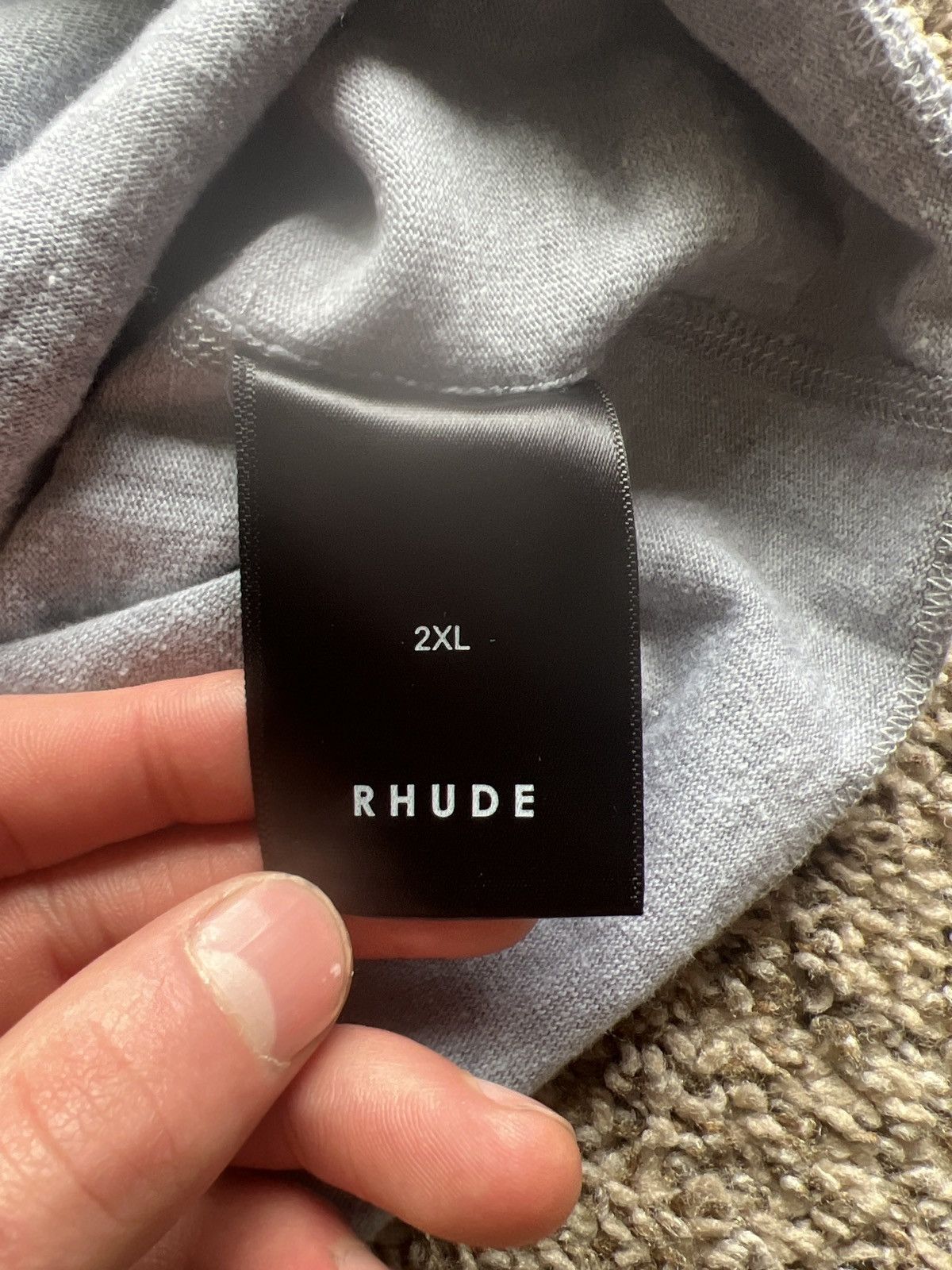Rhude Gallery debt short sleeve tee Size US XXL / EU 58 / 5 - 5 Thumbnail