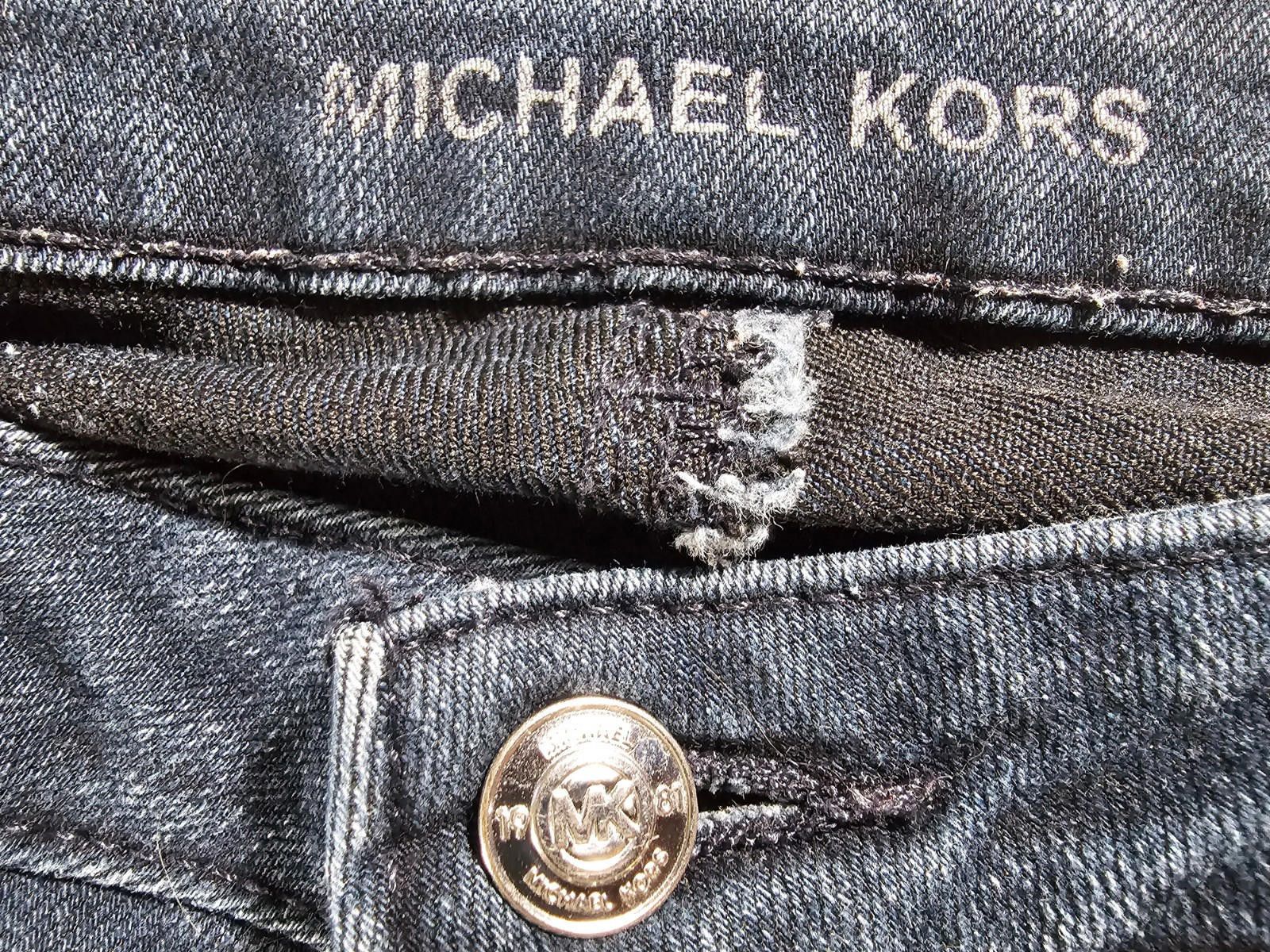 Michael Kors MK Michael Kors Womens sz 10 Tapered Mid Rise Stretch Jeans Size 32" / US 10 / IT 46 - 2 Thumbnail