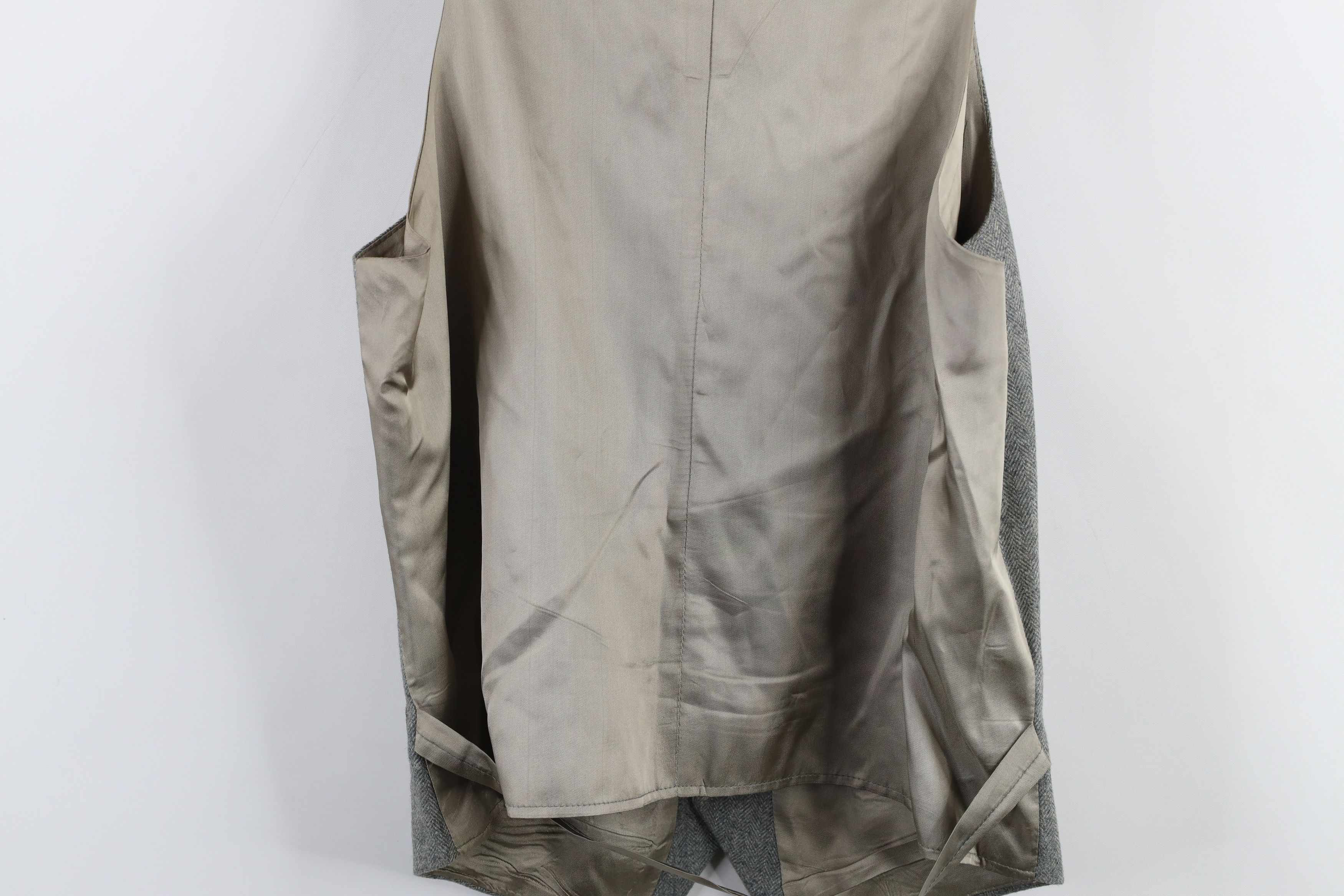Vintage Vtg 60s 70s Rockabilly Herringbone Back Vest Jacket USA Size US M / EU 48-50 / 2 - 10 Thumbnail