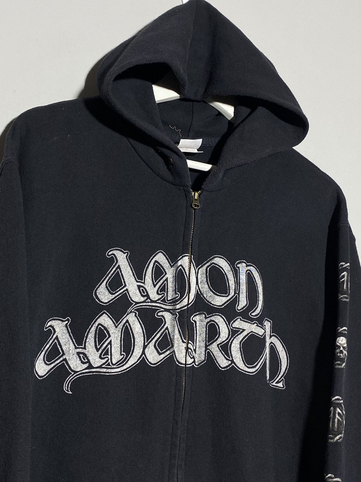 Band Tees Vintage Y2K Amon Amarth Amazing Metal Band Zip Hoodie Size US L / EU 52-54 / 3 - 6 Thumbnail