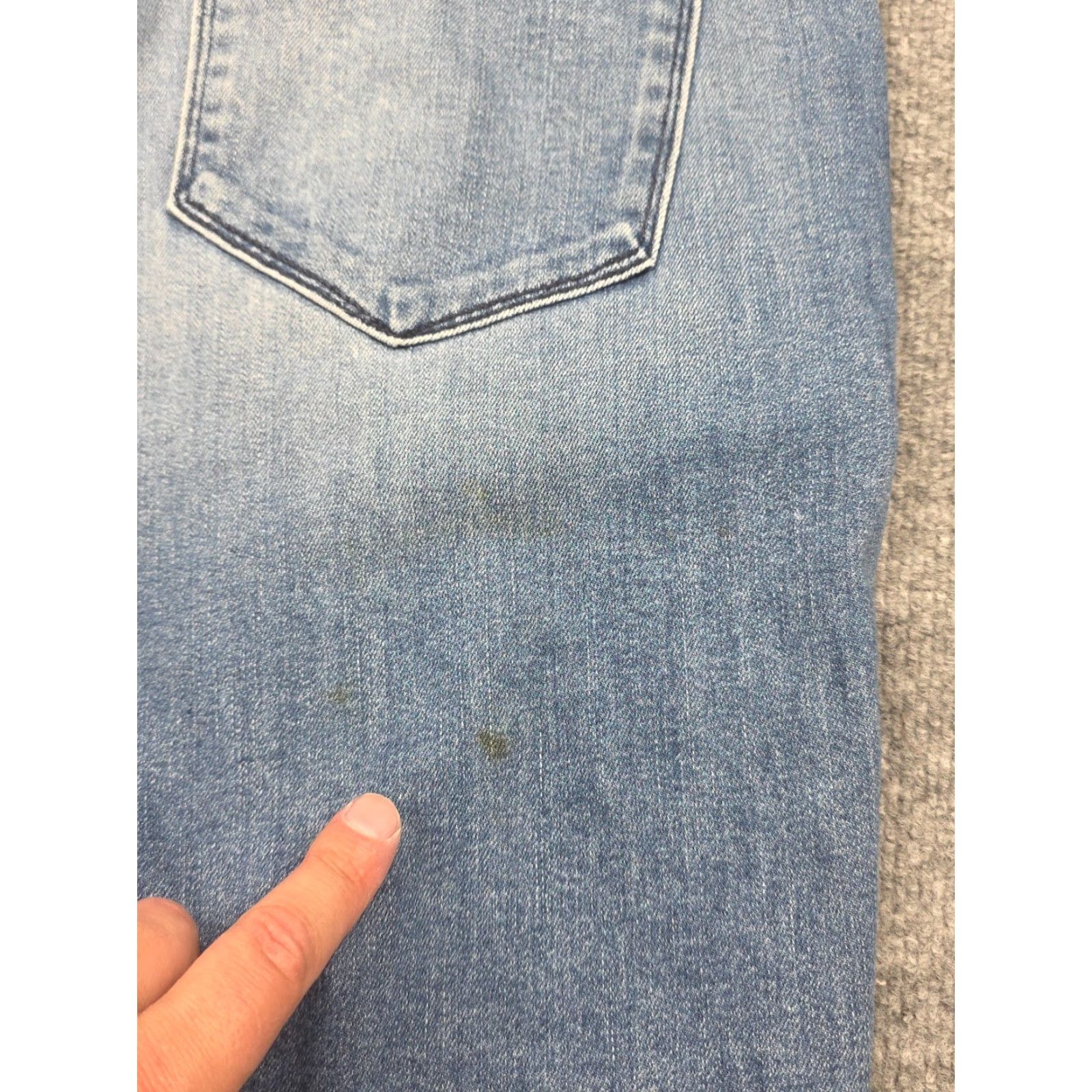 MONFRERE Monfrere Jeans Men 34 Sl im 32 x 30 Blue Florence Wash 1017 Deniro Stretch Jeans Mens Slim Mid 30 Inseam 5-Pocket Denim Zip Button Logo Shirt Size US 32 / EU 48 - 4 Thumbnail
