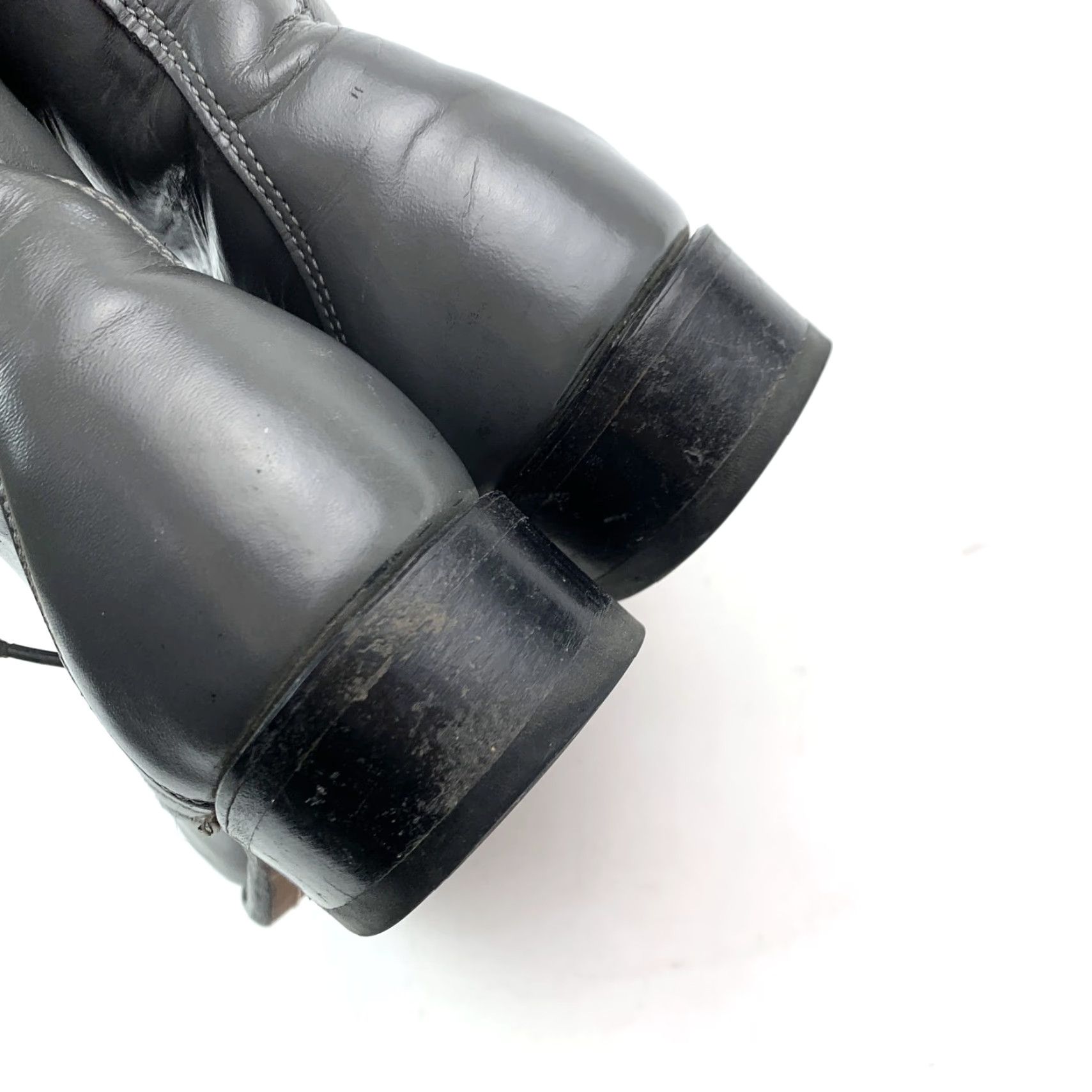 Vintage VINTAGE Laredo Gray Leather Lace Up Kiltie Western Boots Women Size 7 M USA Size US 7 / IT 37 - 7 Thumbnail