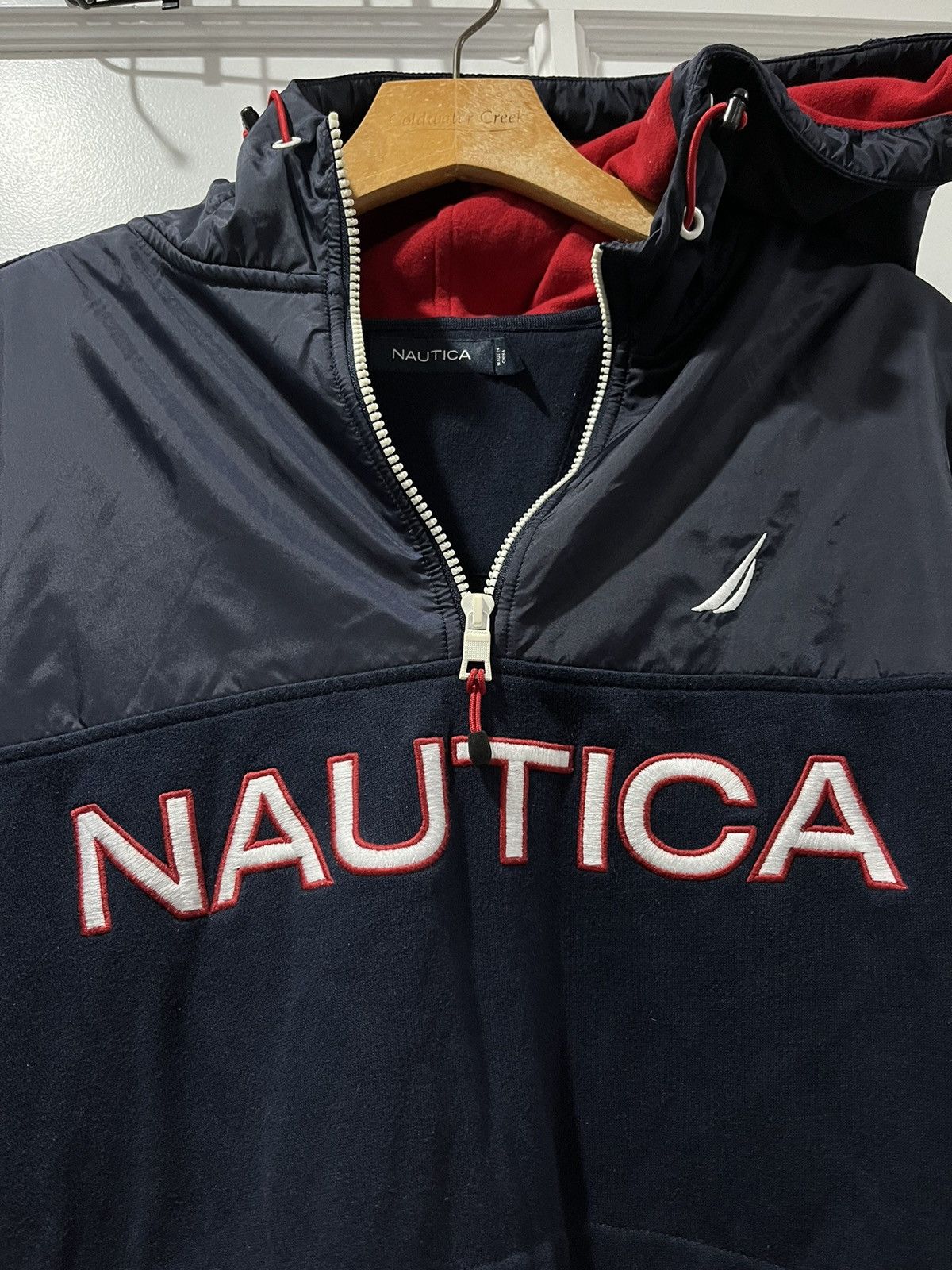 Nautica Nautica Navy Half-Zip Hoodie Size US L / EU 52-54 / 3 - 2 Thumbnail