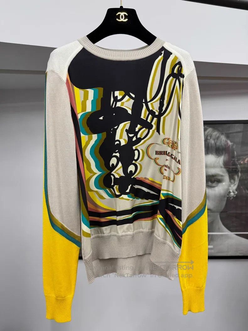 Hermes Hermes Silk and knit blend sweater Size XS / US 0-2 / IT 36-38 - 1 Thumbnail