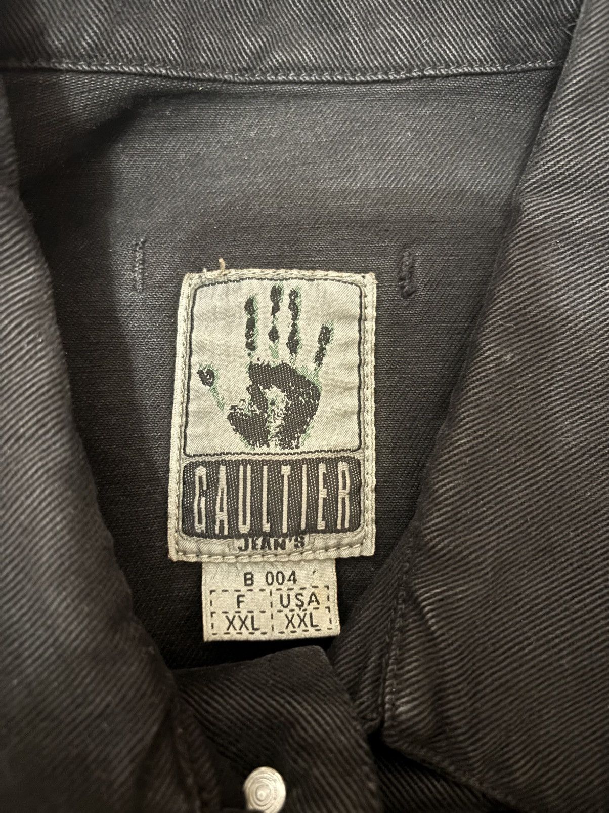 Jean Paul Gaultier Jean Paul Gaultier Knit Sleeve Hybrid Trucker Jacket Size XXL / US 16-18 / IT 52-54 - 4 Thumbnail