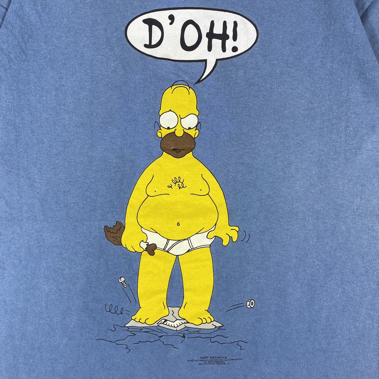 The Simpsons × Vintage BY STANLEY DESANTIS!! VINTAGE 1997 MATT GROENING CARTOON TEE Size US M / EU 48-50 / 2 - 3 Thumbnail