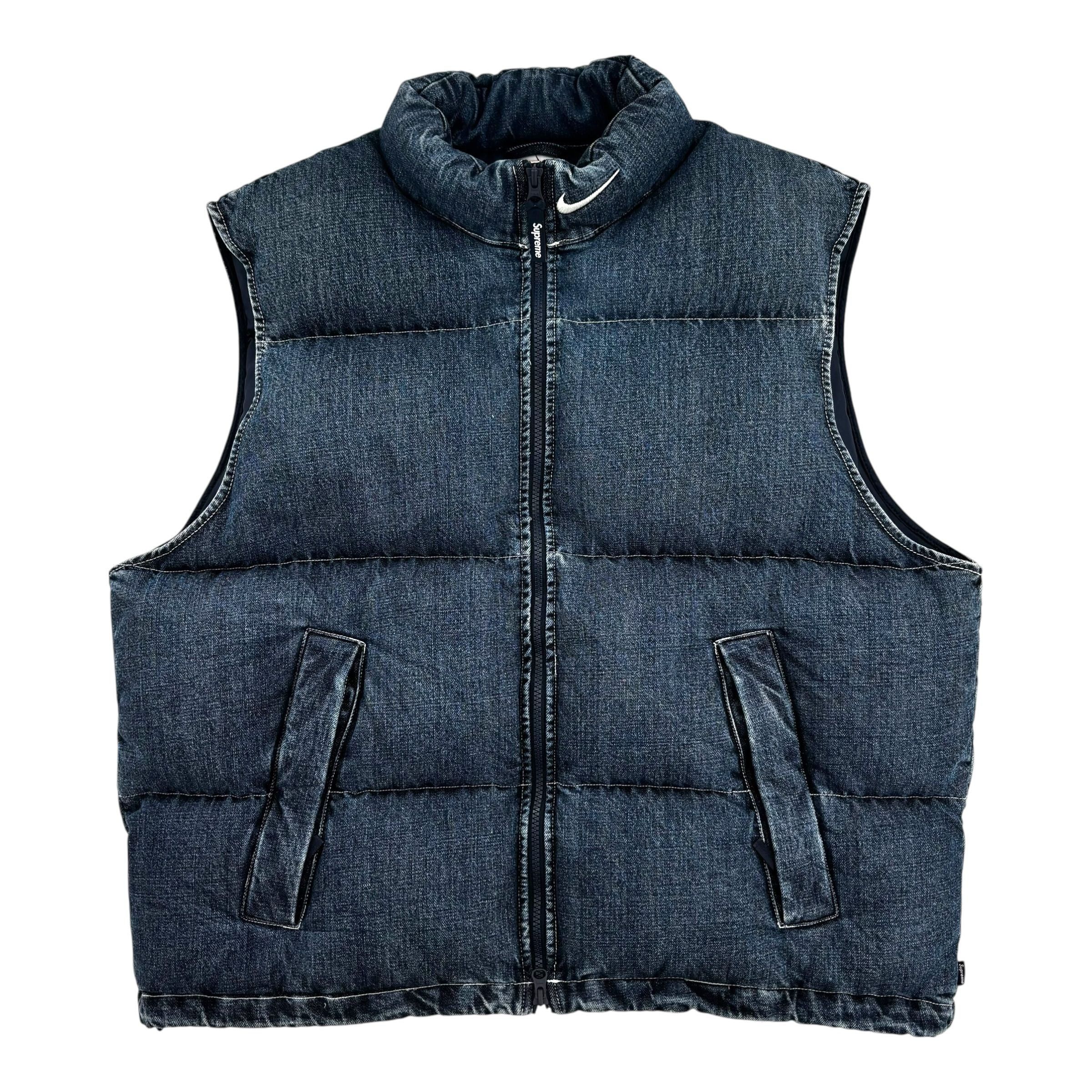 Supreme Nike Denim Vest Size US L / EU 52-54 / 3 - 1 Thumbnail
