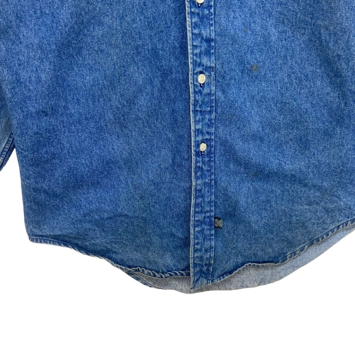 Polo Ralph Lauren × Ralph Lauren × Vintage Vintage Polo Country Ralph Lauren Reg US Pattern Denim Shirt Size US S / EU 44-46 / 1 - 5 Thumbnail