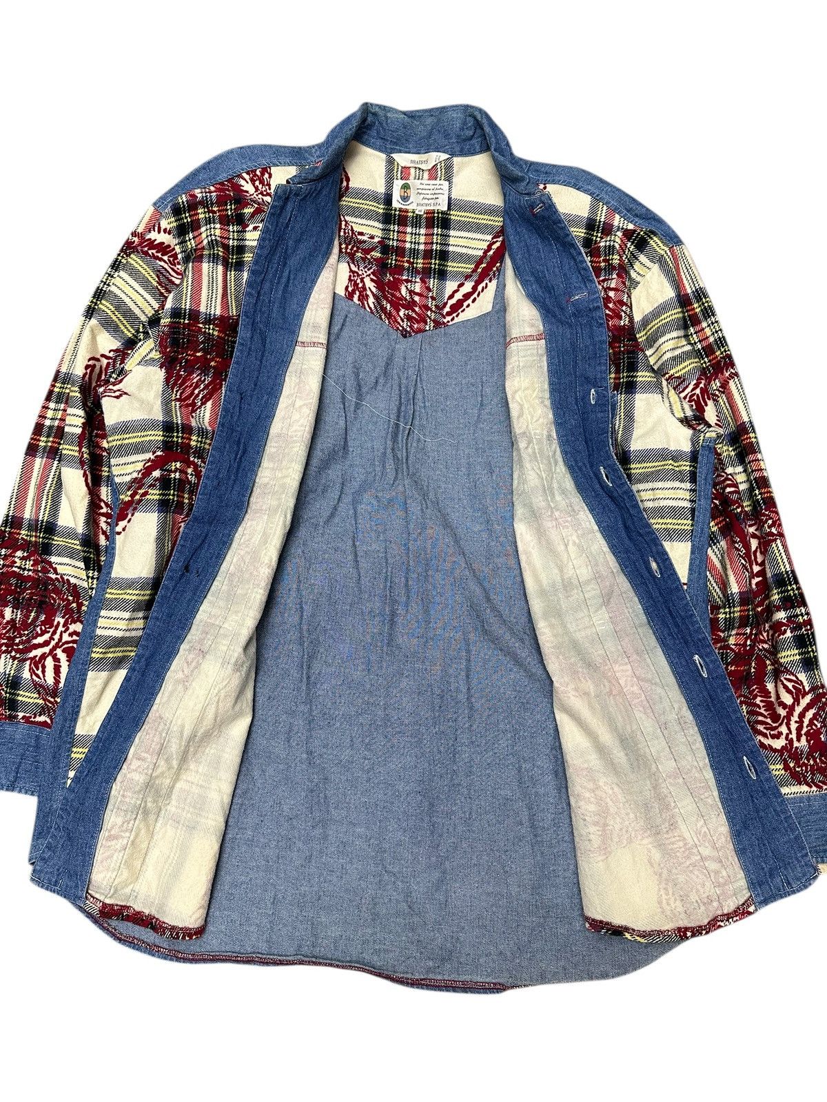 20471120 2000s BRATSBY SHIRT BUTTON 2047 BEAUTYBEAST FINAL HOME STYLE Size US L / EU 52-54 / 3 - 5 Thumbnail