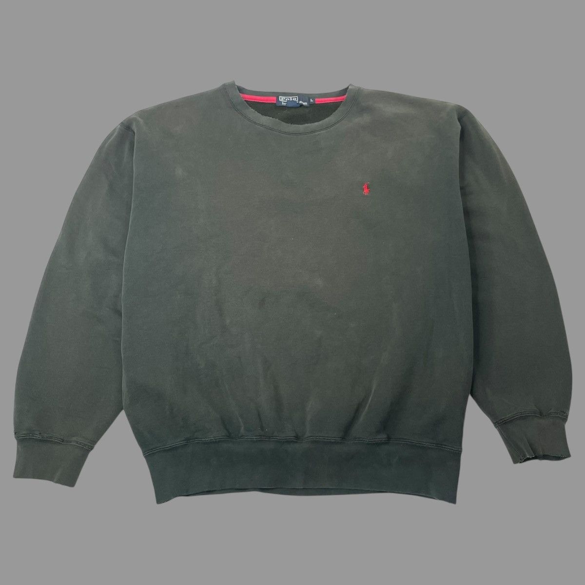 Polo Ralph Lauren × Vintage Vintage 90s polo Ralph Lauren sweatshirt Size US L / EU 52-54 / 3 - 1 Thumbnail