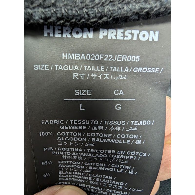 Heron Preston o1rshd1 Medieval Heron Crewneck in Black/White Size US L / EU 52-54 / 3 - 12 Thumbnail