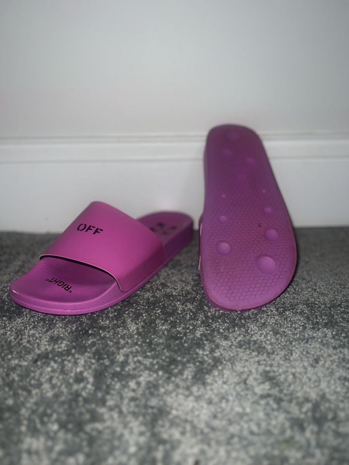 Off-White Off-White Women’s Pool Slides Size US 8 / IT 38 - 4 Thumbnail