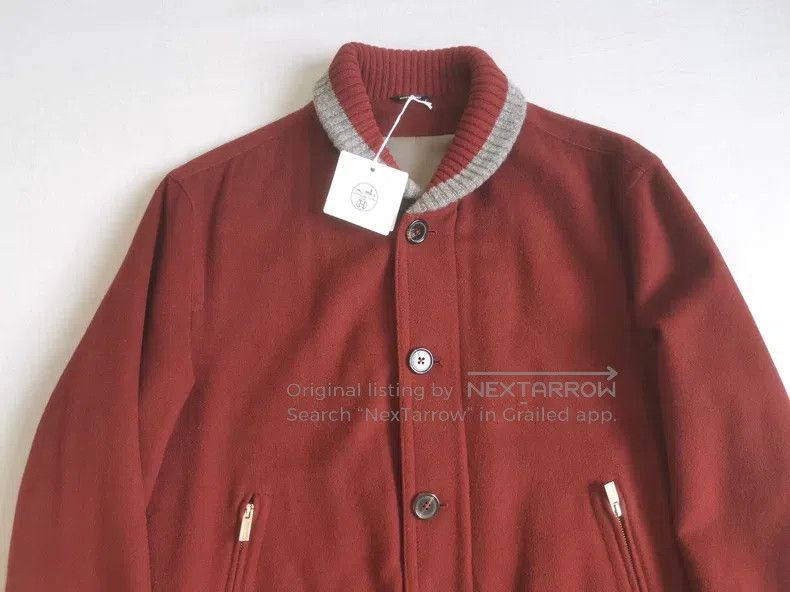 Hermes Hermes Cashmere jacket coat, reddish-brown, 100% cashmere, Size US M / EU 48-50 / 2 - 2 Thumbnail