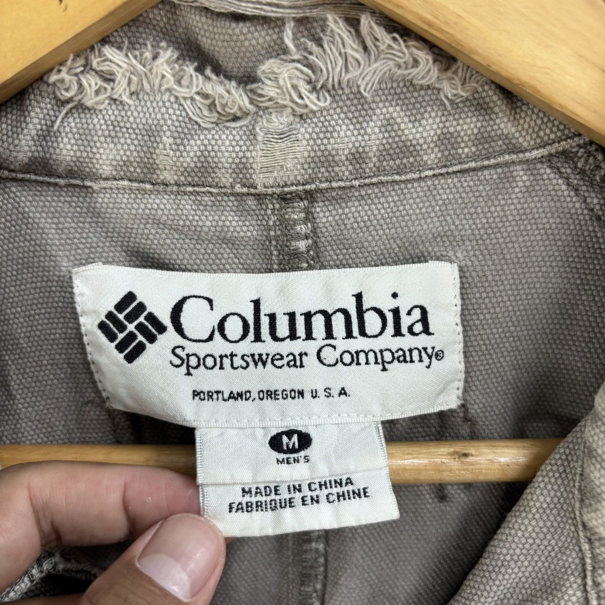 Columbia × Vintage Vintage Columbia Workwear Distressed Denim Jacket Size US M / EU 48-50 / 2 - 4 Thumbnail