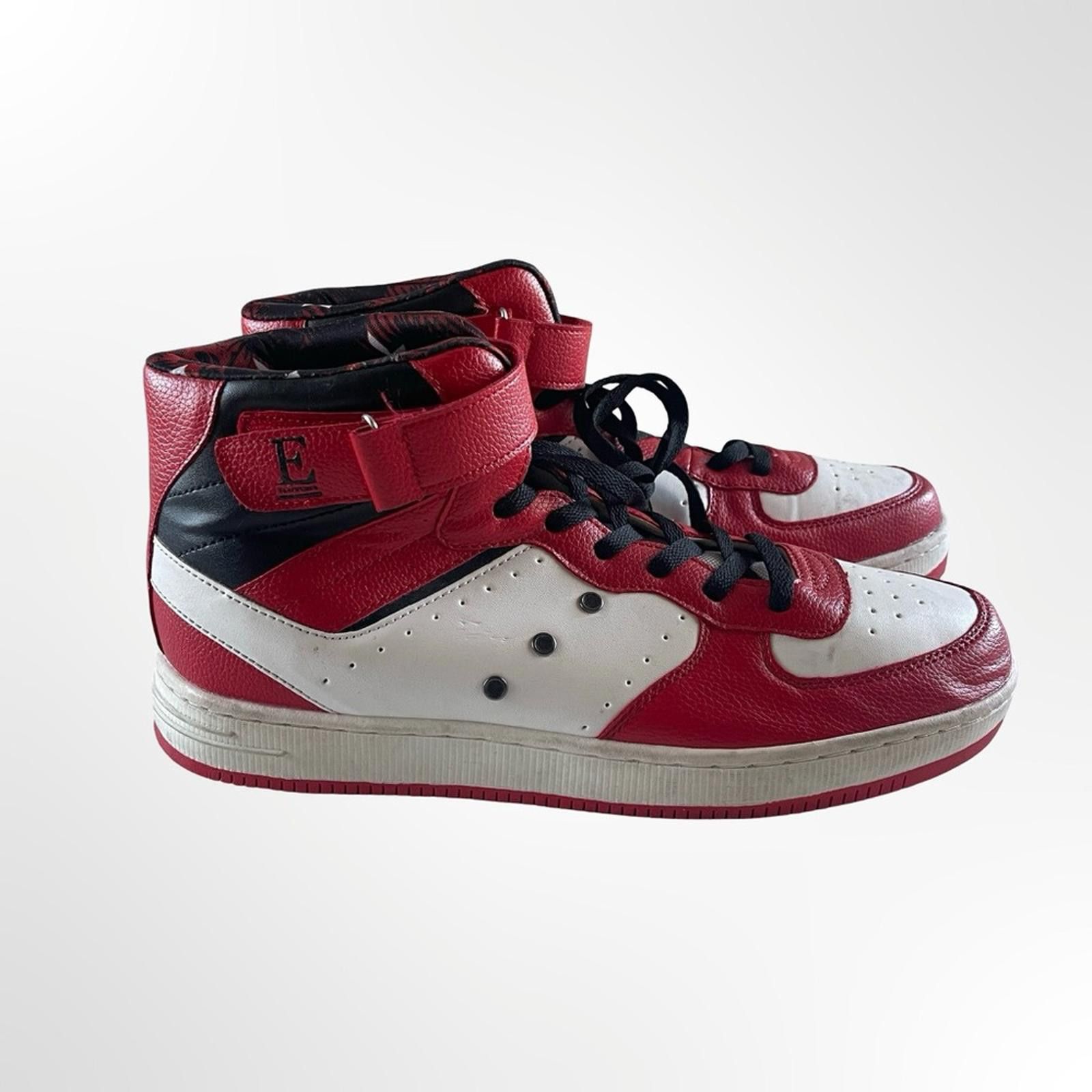 Other Vitike Red and White High-Top Sneakers in size 11 Size US 11 / EU 44 - 2 Thumbnail