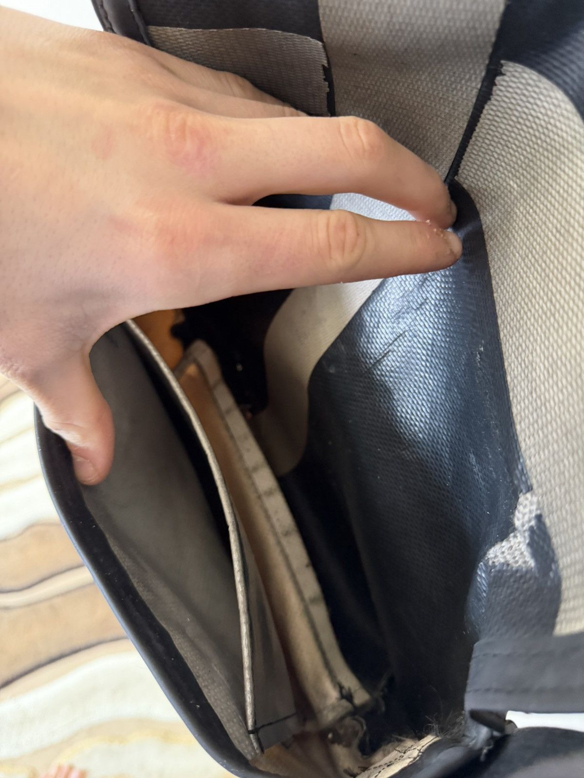 Freitag Freitag Recycled Black Crossbody Messenger Bag Size ONE SIZE - 6 Thumbnail