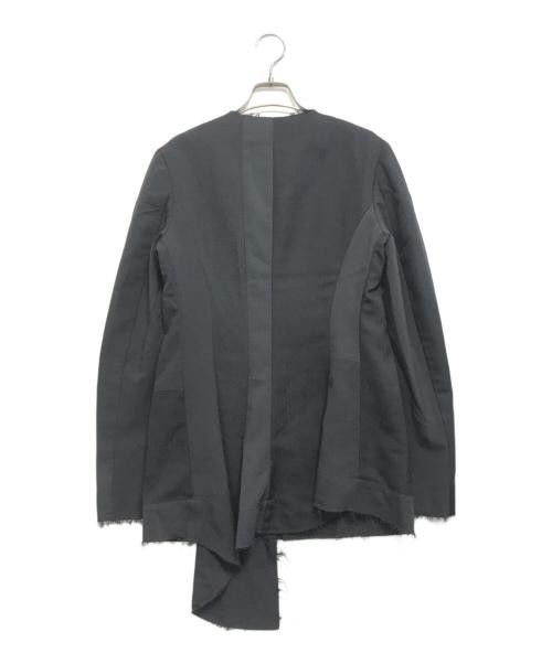 Yohji Yamamoto yohji yamamoto+noir Deformed collarless jacket Size US S / EU 44-46 / 1 - 2 Thumbnail