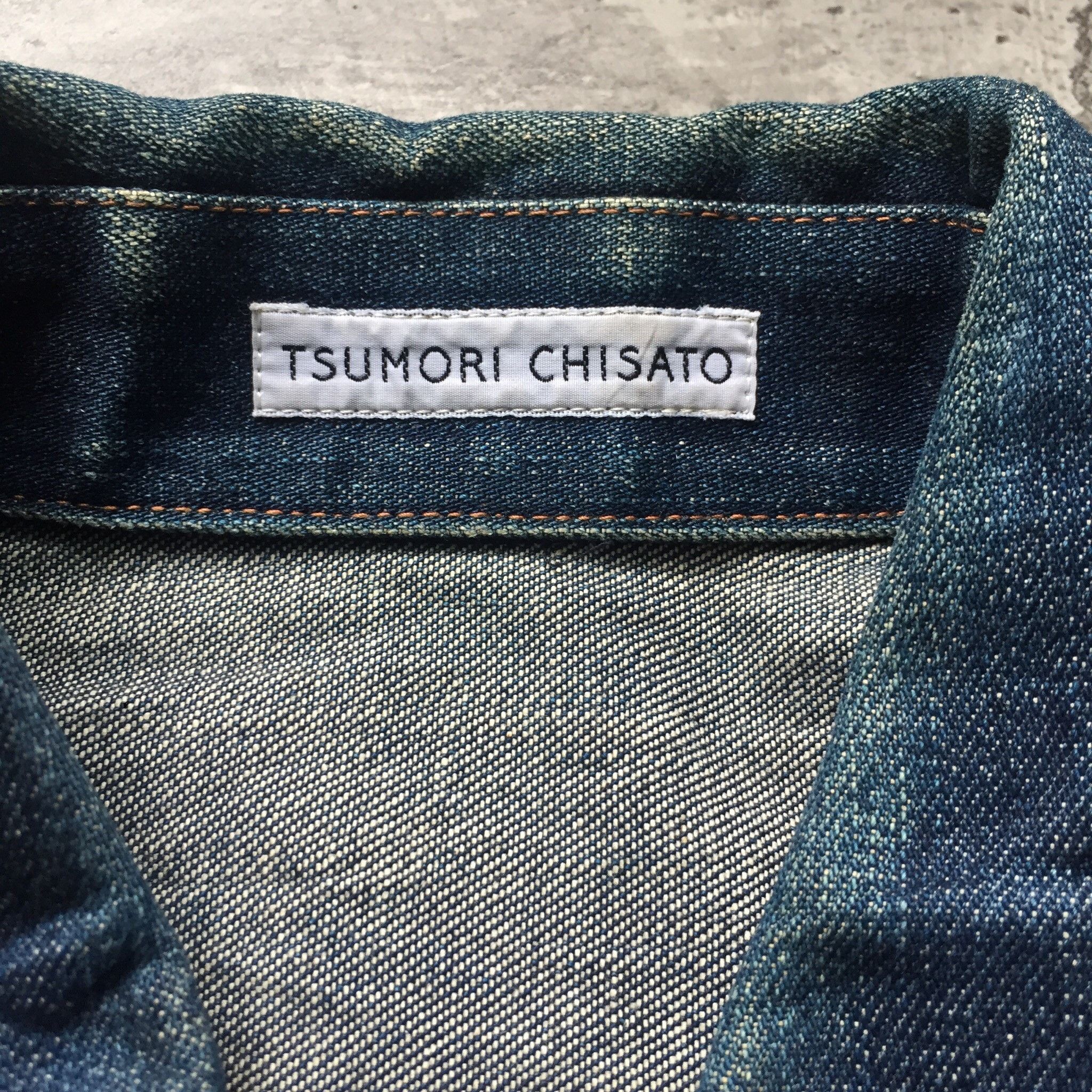 Tsumori Chisato Tsumori Chisato Issey Faded Indigo Denim Jacket Size US M / EU 48-50 / 2 - 4 Thumbnail