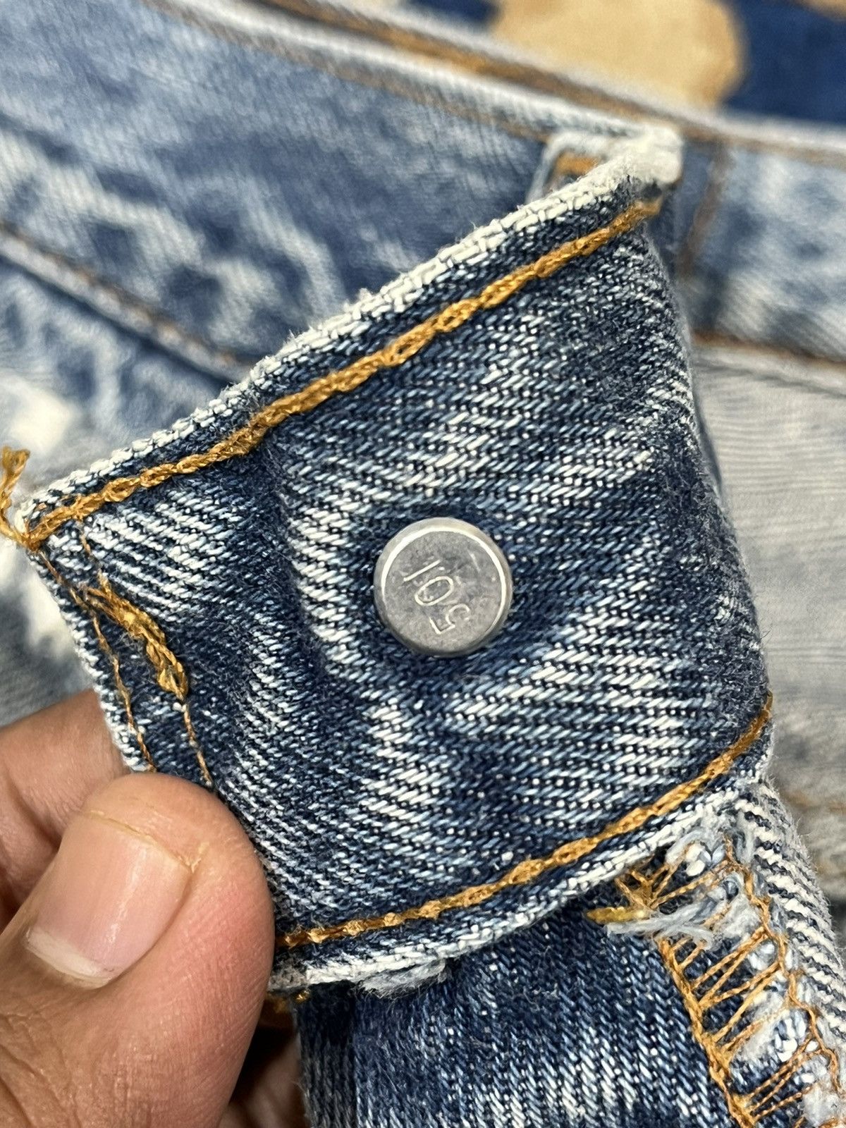 Levi's Vintage Levi’s 80’s 501 Distressed Denim Size US 32 / EU 48 - 9 Thumbnail