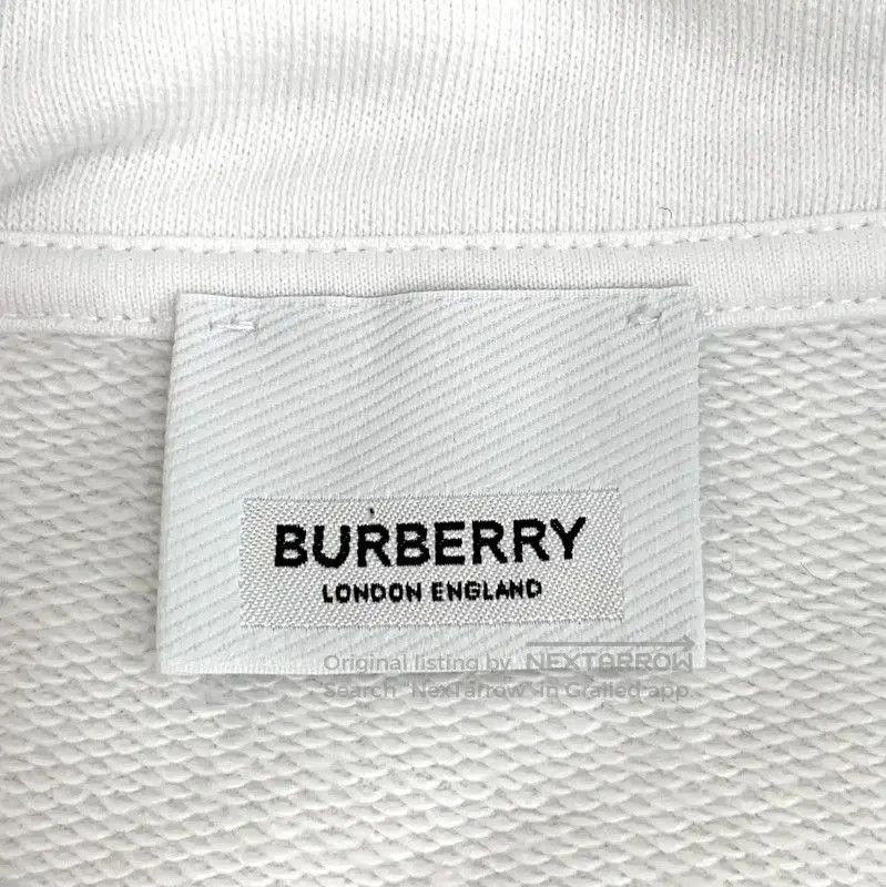 Burberry Burberry Women's White Cotton Hoodie. Size XXS / US 00 / IT 34 - 5 Thumbnail