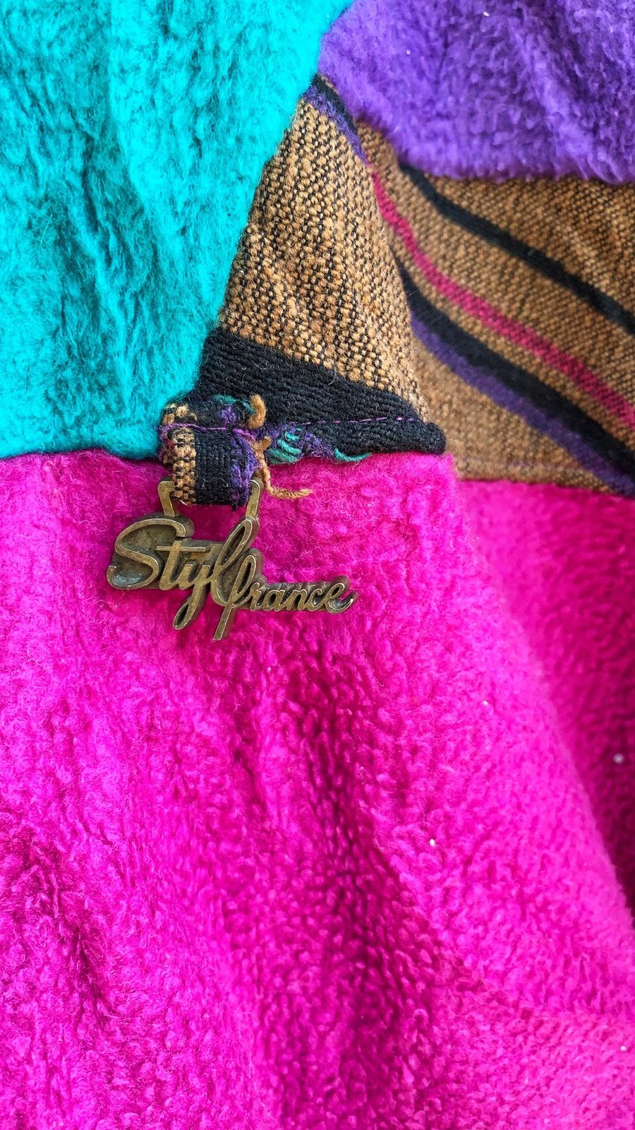 Vintage Vintage StylFrance Zipper Hoodie Fleece Size US M / EU 48-50 / 2 - 7 Thumbnail