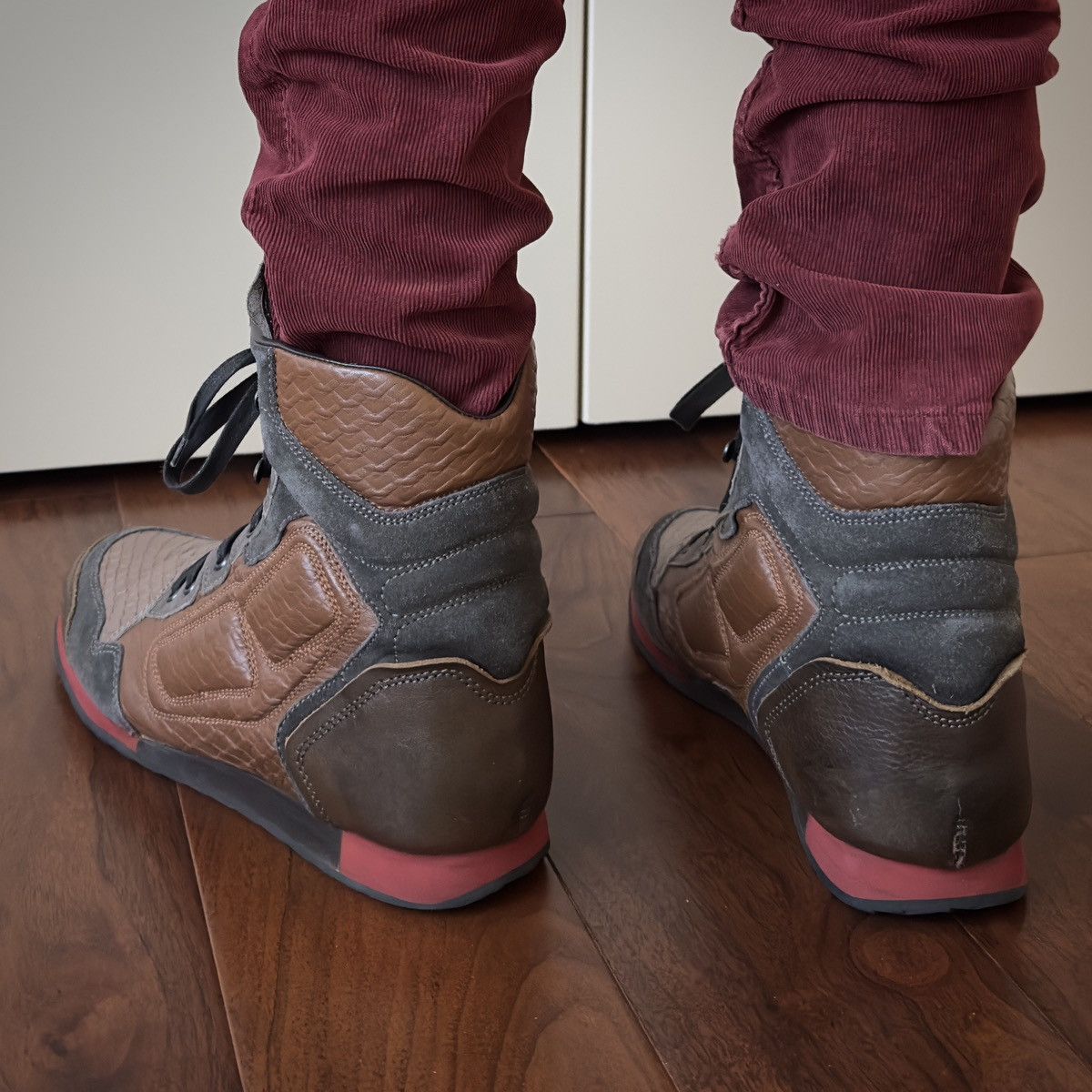 Lanvin Lanvin A/W 2012 Neo Trainer High-Top Sneaker Boots Size US 10 / EU 43 - 2 Thumbnail