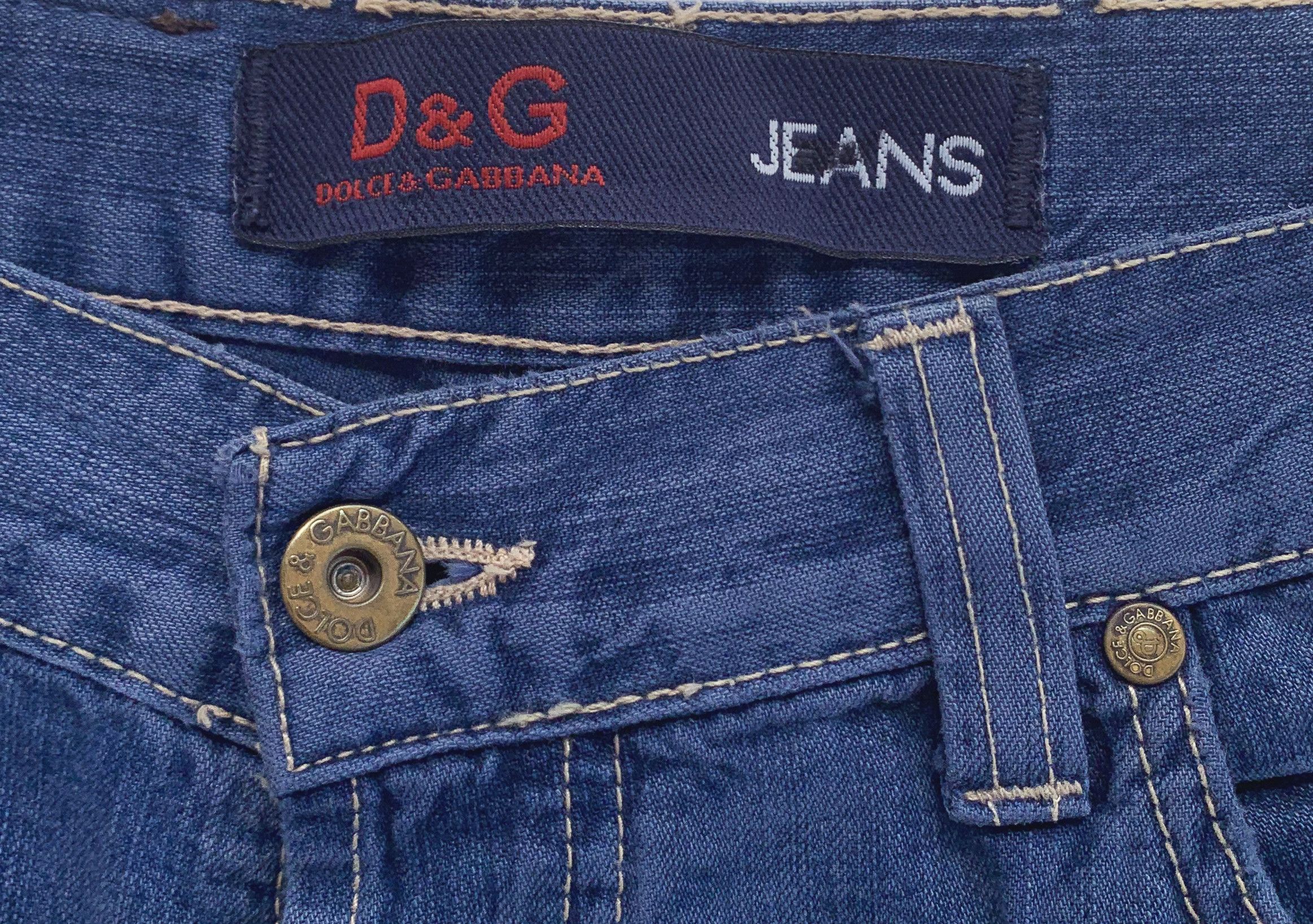 Dolce & Gabbana Vintage Y2K 90s DOLCE & GABBANA Jeans Pants Denim Bootcut Size US 36 / EU 52 - 5 Thumbnail