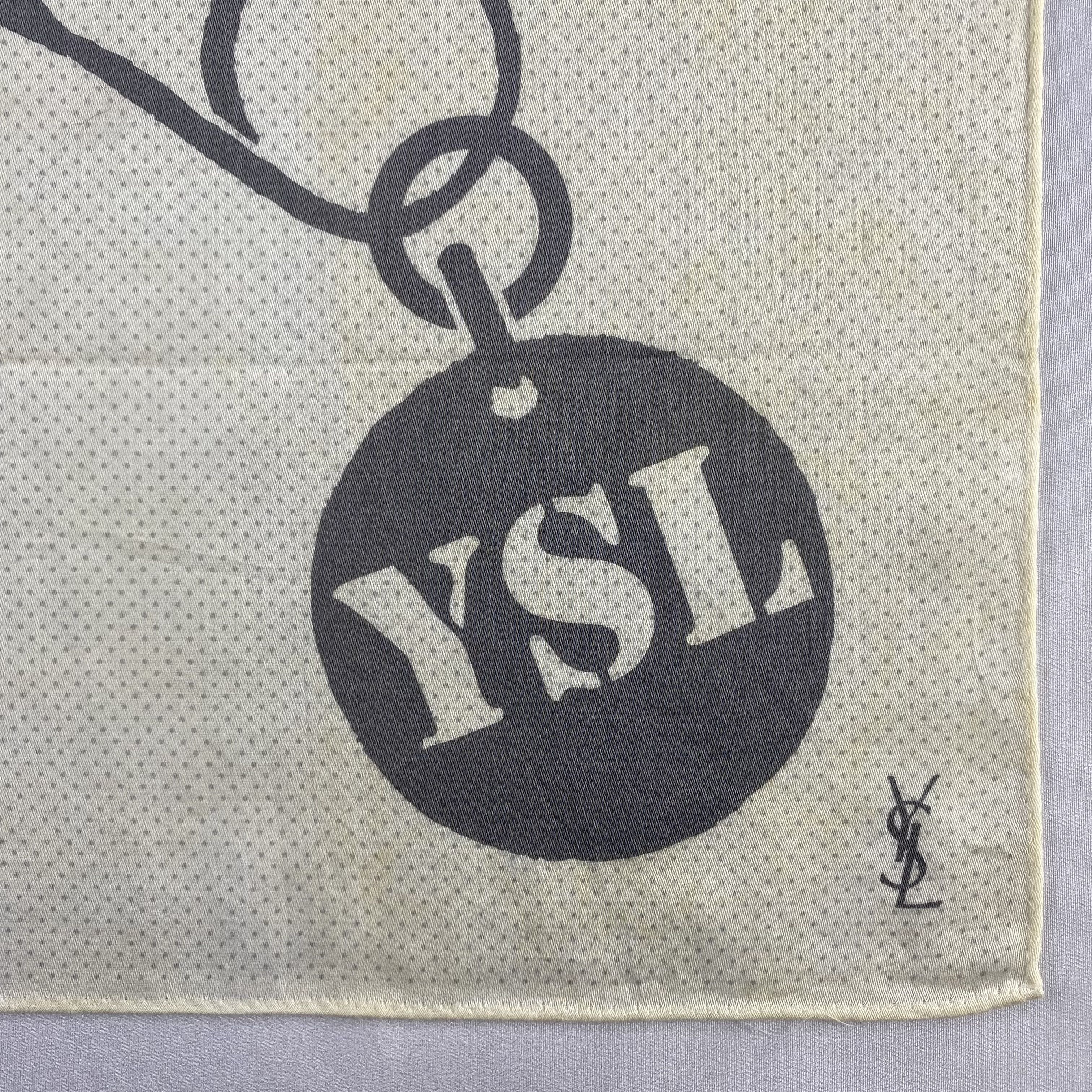 Vintage × Yves Saint Laurent Yves Saint Laurent Neckerchief / Handkerchief-P1911 Size ONE SIZE - 3 Thumbnail