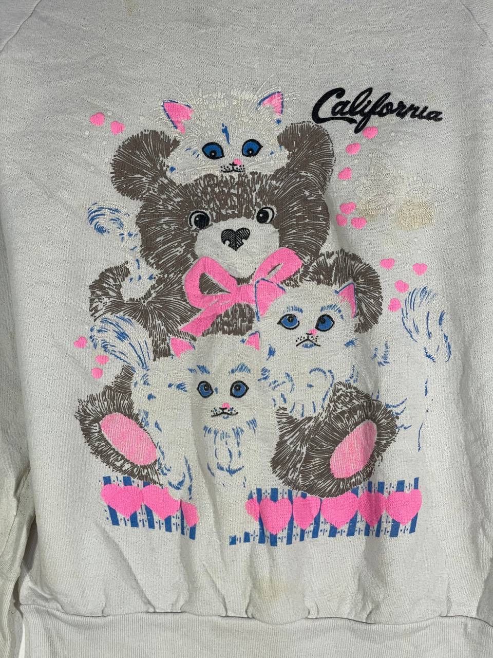 Other Vintage 90s california teddy kitten cat animal jumper size s Size US S / EU 44-46 / 1 - 5 Thumbnail