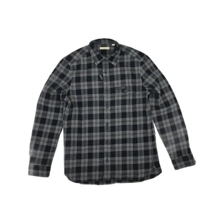 Burberry Burberry Burberry Cotton Check Long Sleeve Shirt For Men-2 Size US M / EU 48-50 / 2 - 2 Thumbnail
