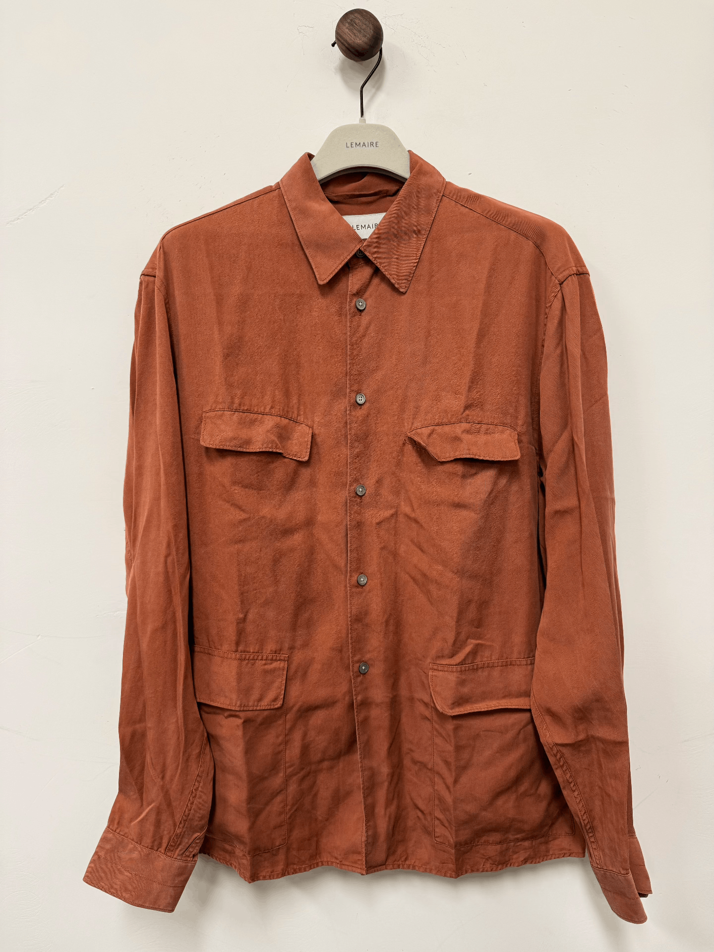 Lemaire Lemaire 18SS Rayon Shirt Jacket Size US S / EU 44-46 / 1 - 1 Thumbnail