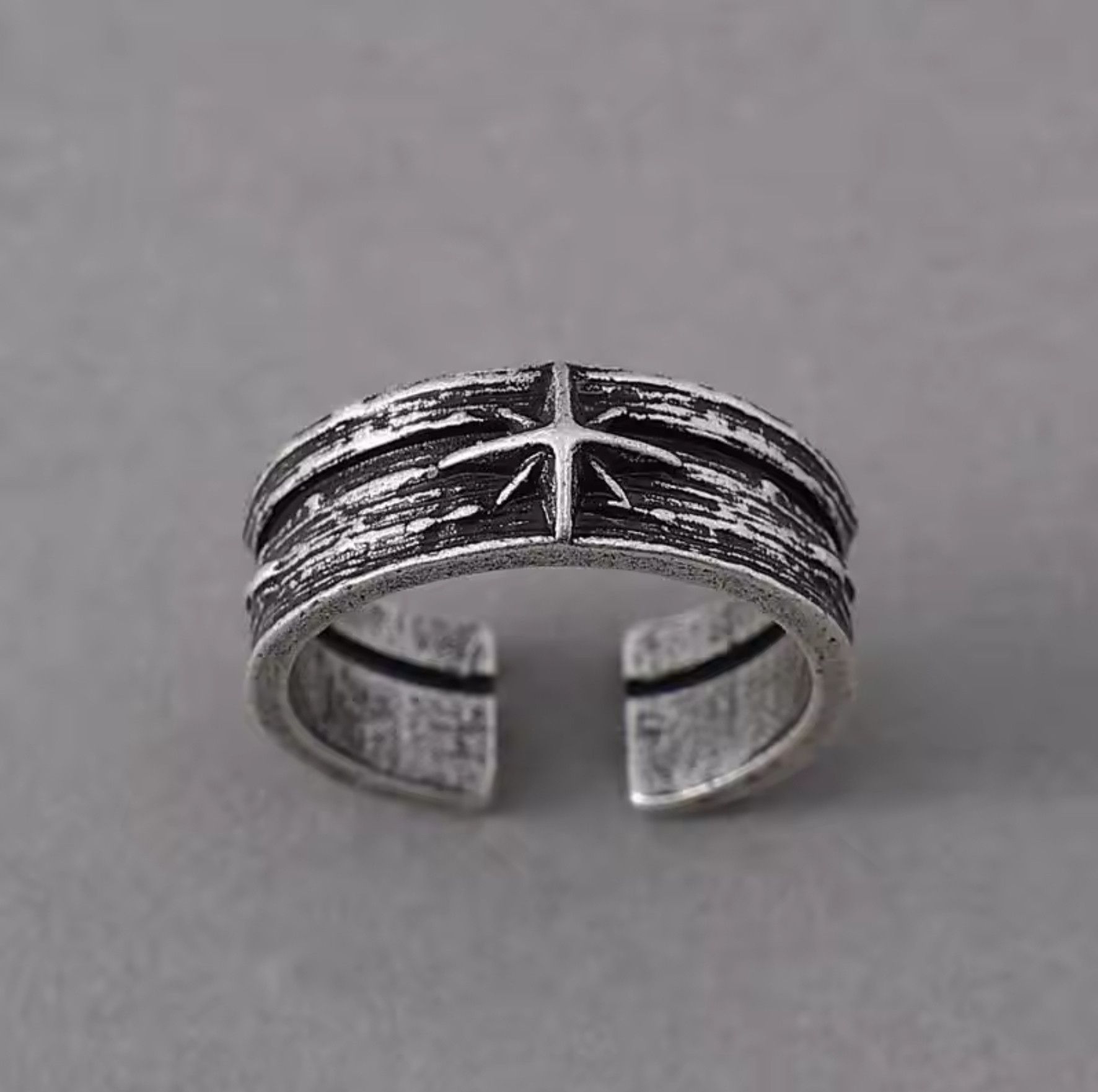 Jewelry Resizable Retro Stary Night Art Ring Ring Size ONE SIZE - 1 Thumbnail