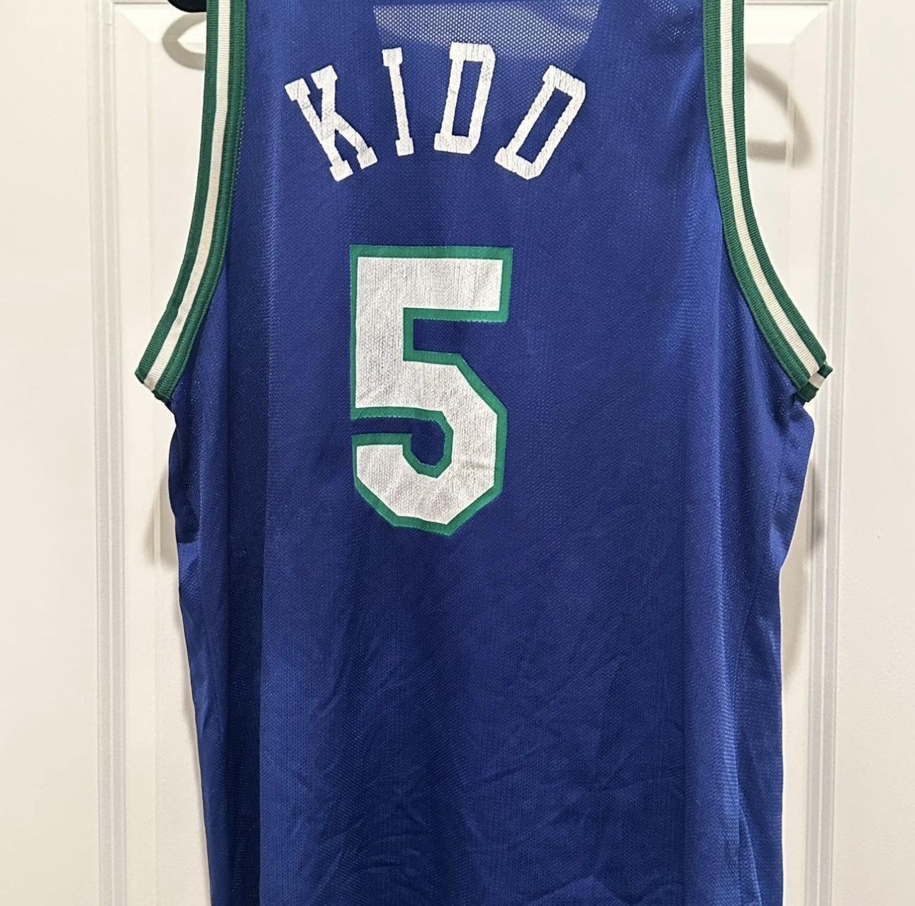 Champion Vintage 90s Dallas Mavericks Jason Kidd Size US M / EU 48-50 / 2 - 2 Thumbnail