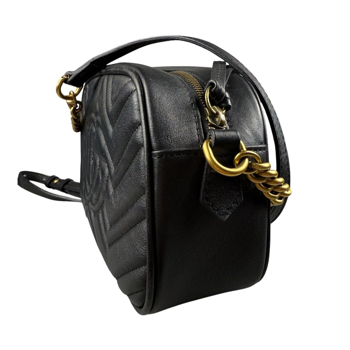 Gucci Gucci GG Marmont ‘Black’ Camera Bag Size ONE SIZE - 8 Thumbnail