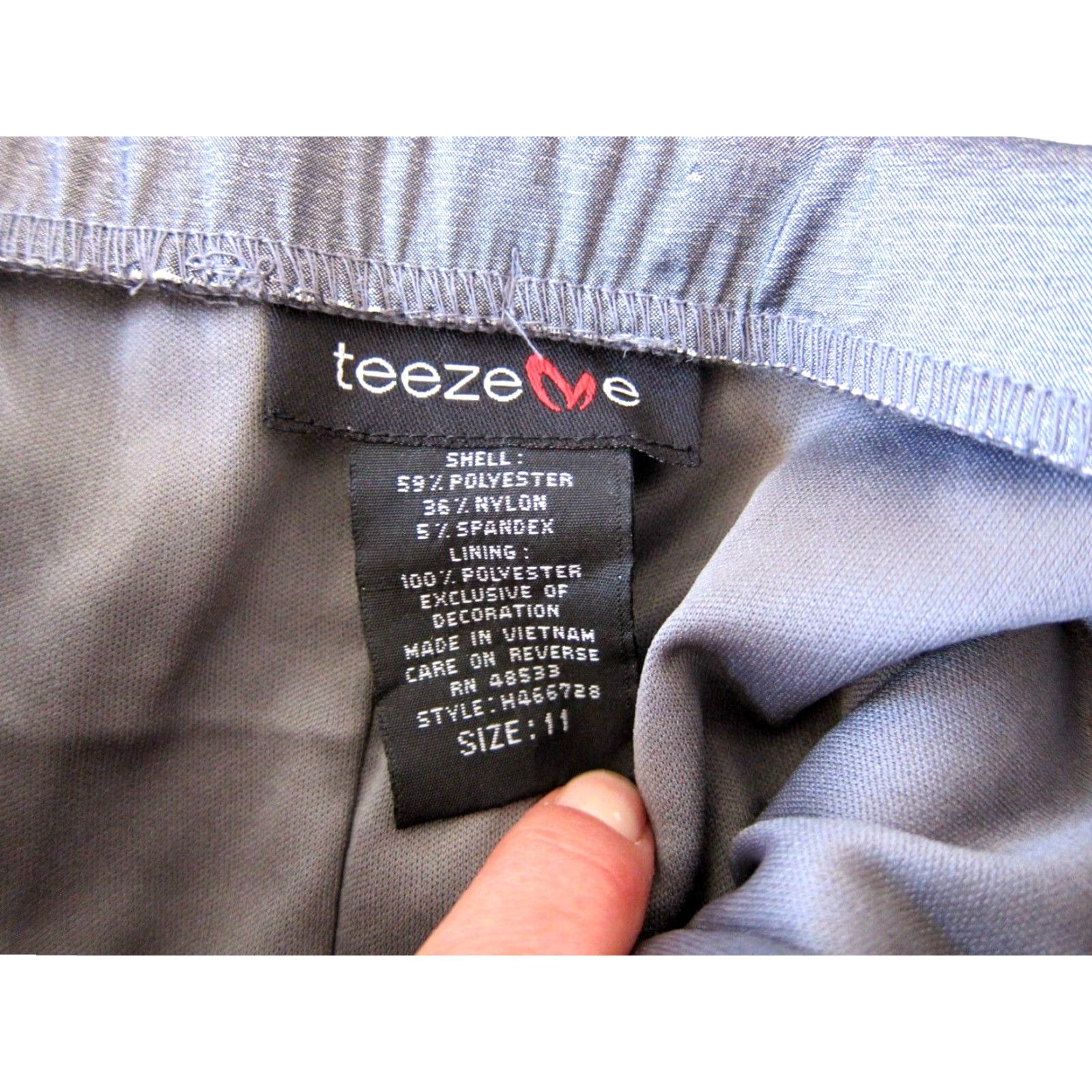 Vintage VINTAGE Teeze Me Shirt 11/L Silver Dress Strapless Party Sequin Ruched Jeweled 90s Mens Womens Girls Boys Size L / US 10 / IT 46 - 5 Thumbnail