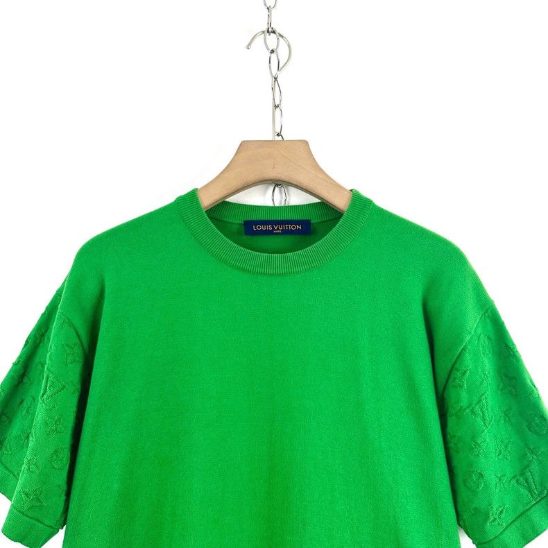 Louis Vuitton Louis Vuitton Green full embossed logo short sleeve Size US M / EU 48-50 / 2 - 4 Thumbnail