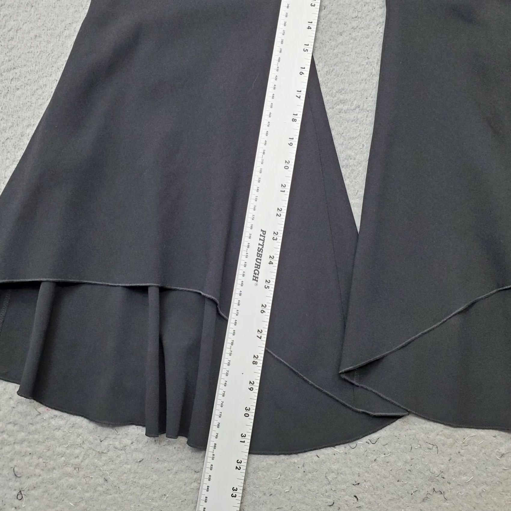 Elie Tahari Elie Tahari Pants Womens 12 Black Relaxed Fit Ankle Flared Leg Side Zip Size 34" / US 12 / IT 48 - 4 Thumbnail