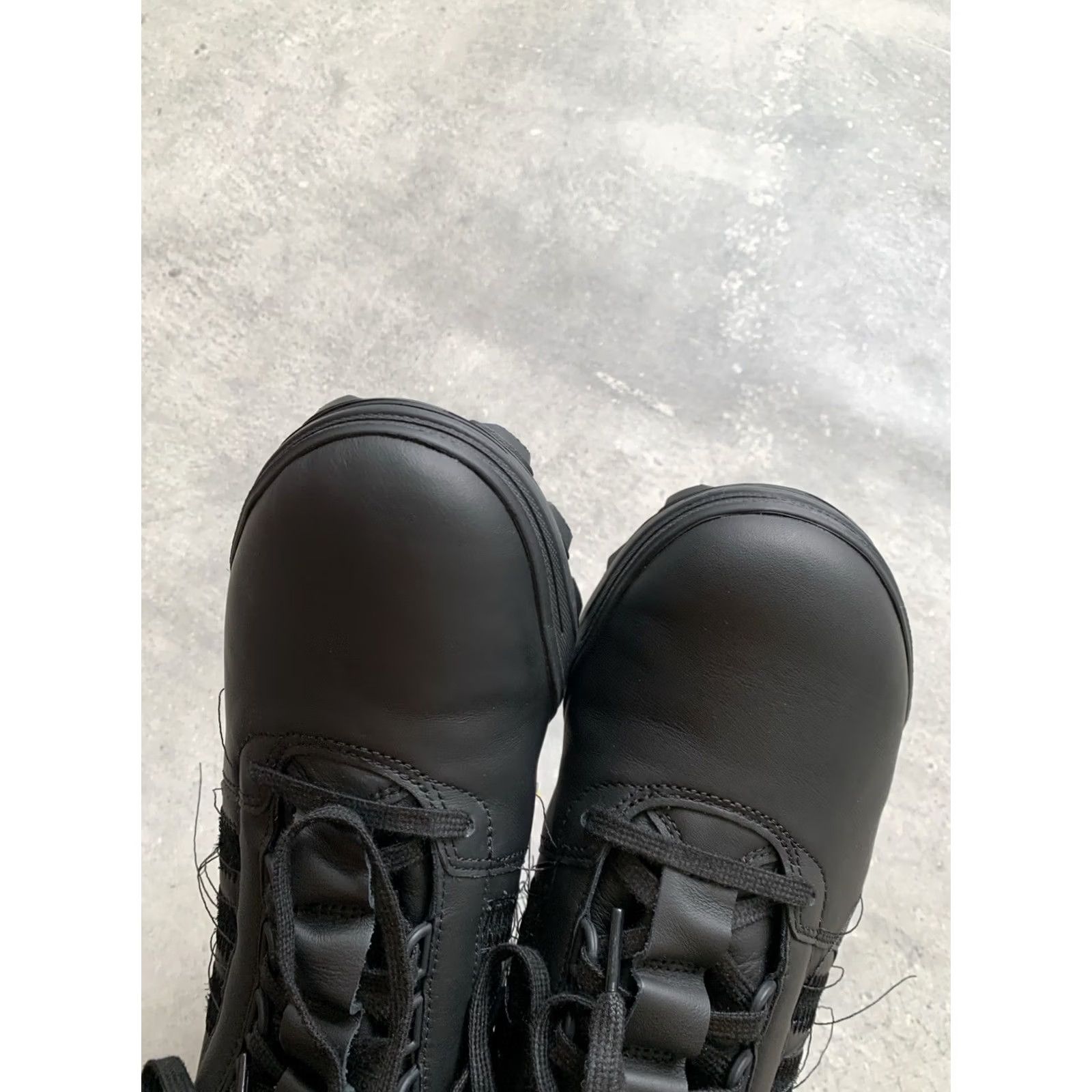 Adidas ADIDAS X YOHJI YAMAMOTO Y-3 GSG9 HIGH BOOTS COMBAT US 7, UK 6.5, EUR 40, BLACK, MEN, BOOT, STRIPED, LEATHER, LACE UP Size US 7 / EU 40 - 4 Thumbnail