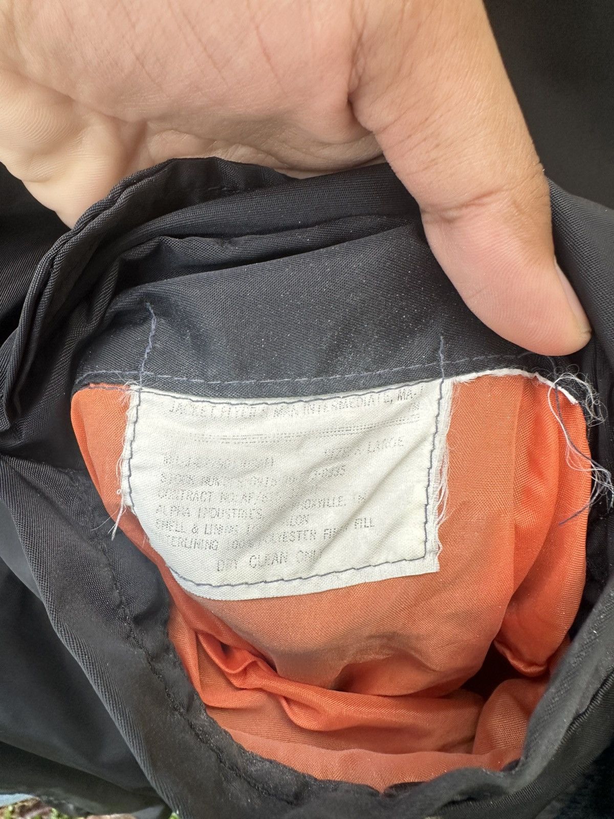 Vintage 🪖Vintage Sun Faded MA-1 Man Intermediate Bomber Jacket Size US L / EU 52-54 / 3 - 9 Thumbnail