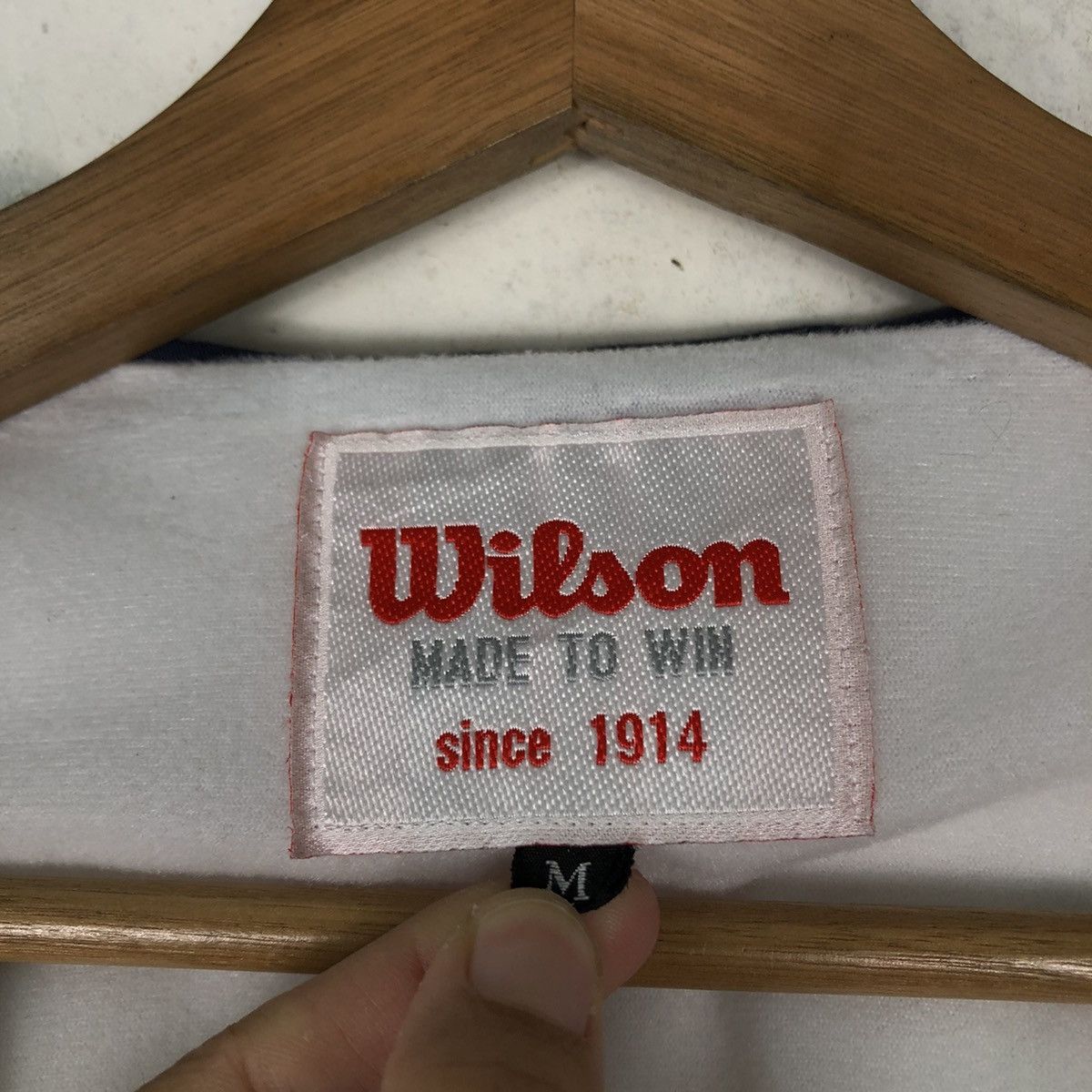 Japanese Brand 🔥90’s Vintage Bomber Jacket Wilson Since 1914 Big Logo Size US M / EU 48-50 / 2 - 21 Thumbnail
