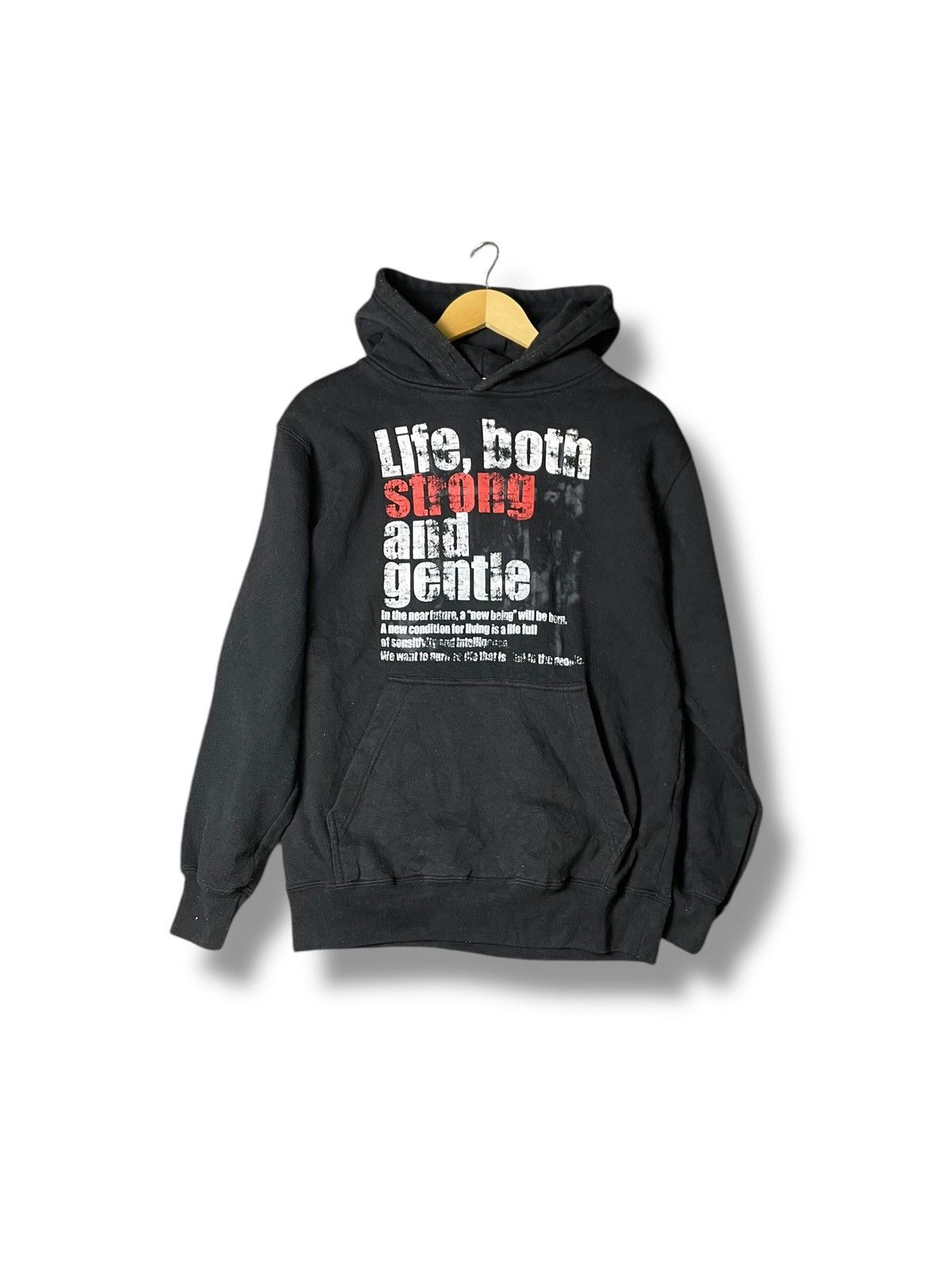 Japanese Brand Collins Brand Spellout Hoodie (53) Size US L / EU 52-54 / 3 - 1 Thumbnail
