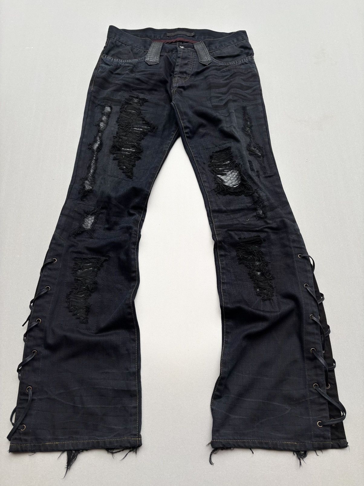GOSTAR DE FUGA lace up flare jeans Size US 28 / EU 44 - 1 Thumbnail