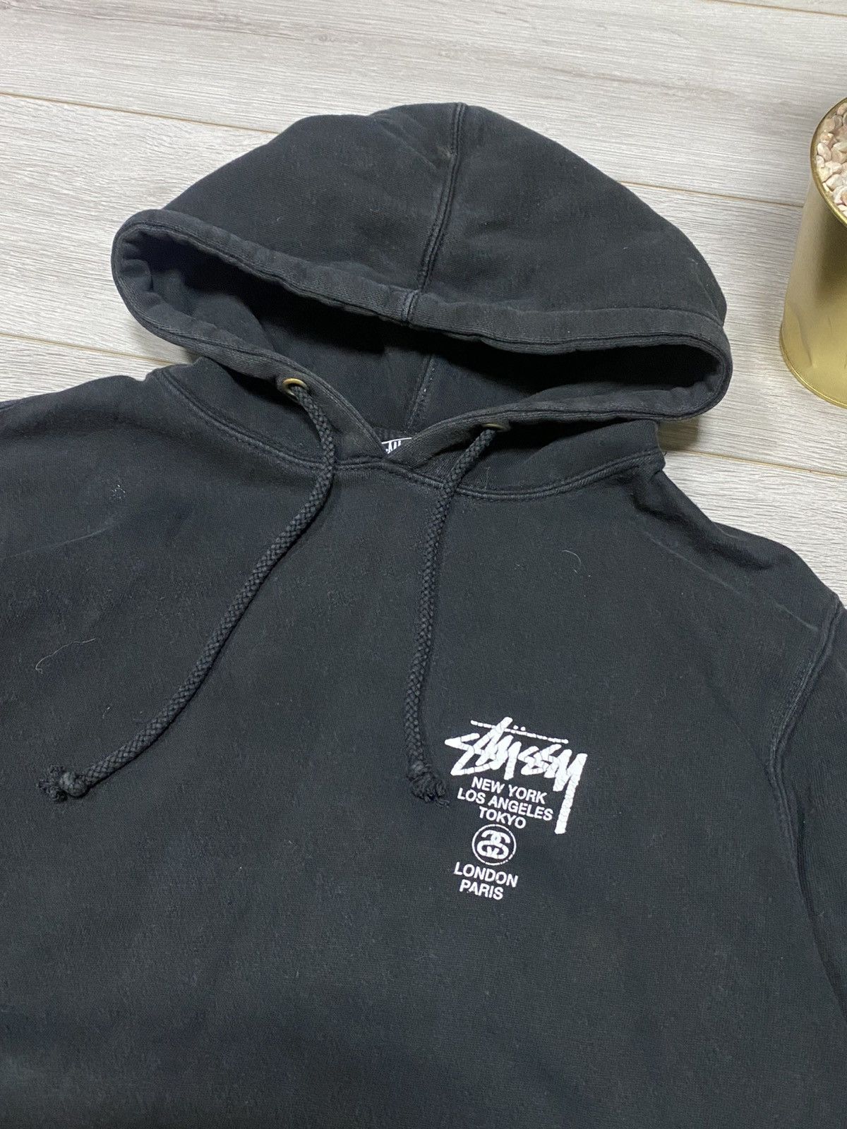 Stussy Stussy big logo vintage faded hoodie Size US M / EU 48-50 / 2 - 6 Thumbnail