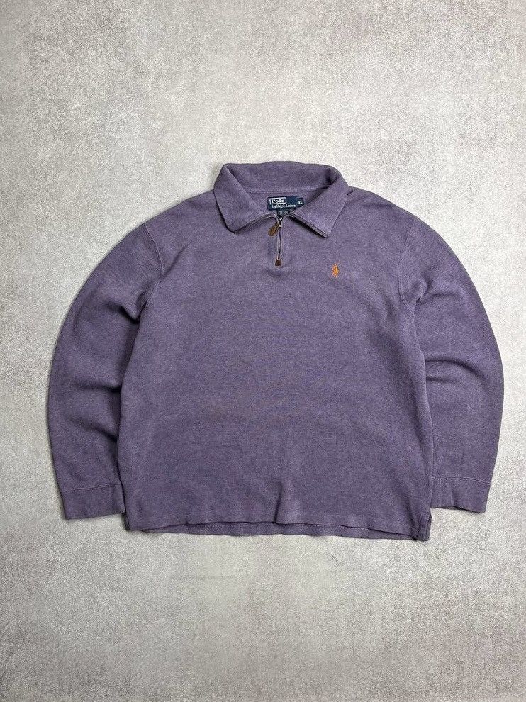 Polo Ralph Lauren Vintage Polo Ralph Lauren Quarter Zip Old Money Sweater XL Size US XL / EU 56 / 4 - 1 Thumbnail
