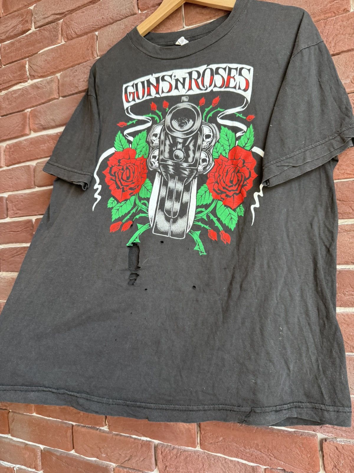 Band Tees Guns N Roses Vintage 90s Rock Band Tee Grail Axl Rose Black Size US L / EU 52-54 / 3 - 3 Thumbnail