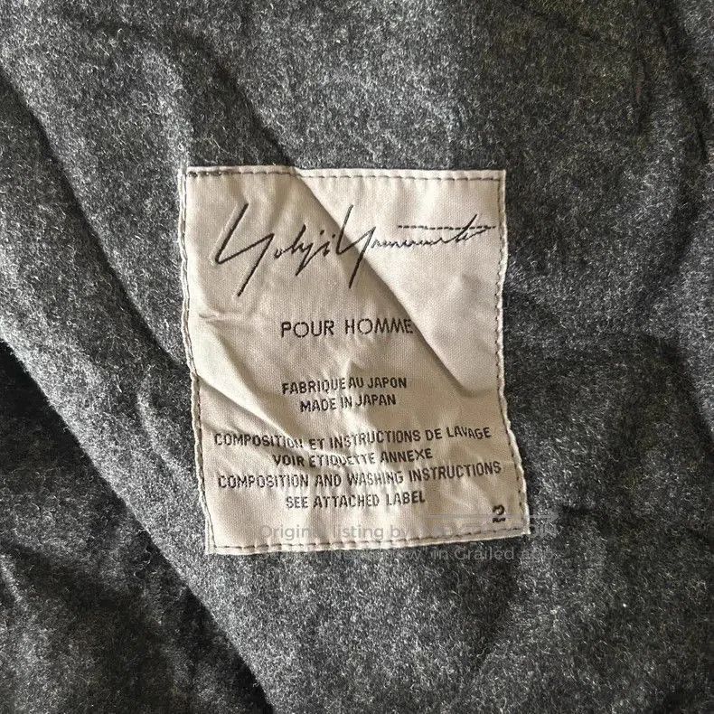 Yohji Yamamoto Yohji Yamamoto Gray Wool Coat 16AW. Size US M / EU 48-50 / 2 - 4 Thumbnail