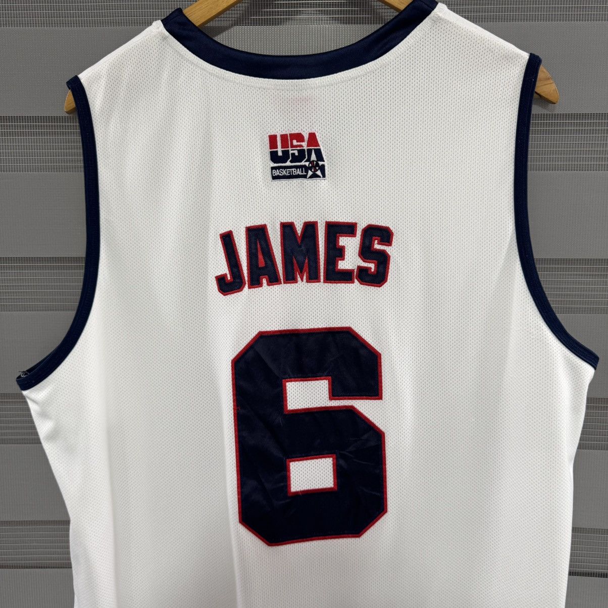 Nike LeBron James #6 Team USA 2007 Olympics Nike Authentic Jersey Size US XL / EU 56 / 4 - 4 Thumbnail